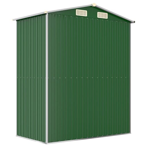 NNEVL Garden Shed Green 192x108x223 cm Galvanised Steel