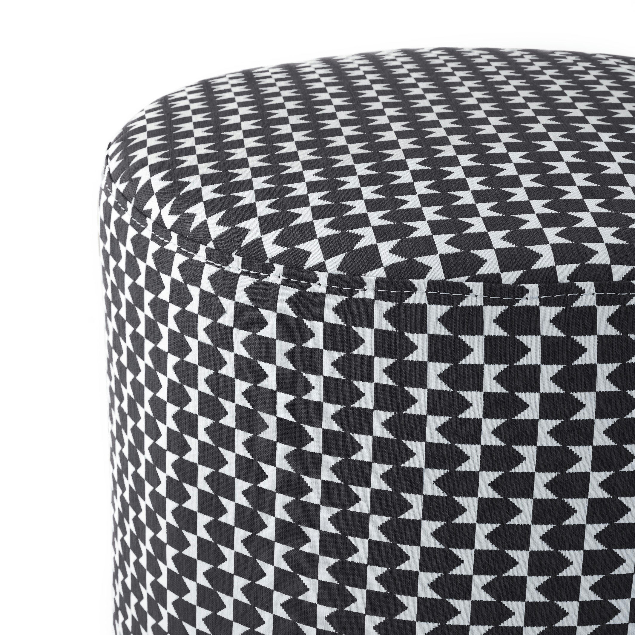 Pouf tissu texturé, Séméon