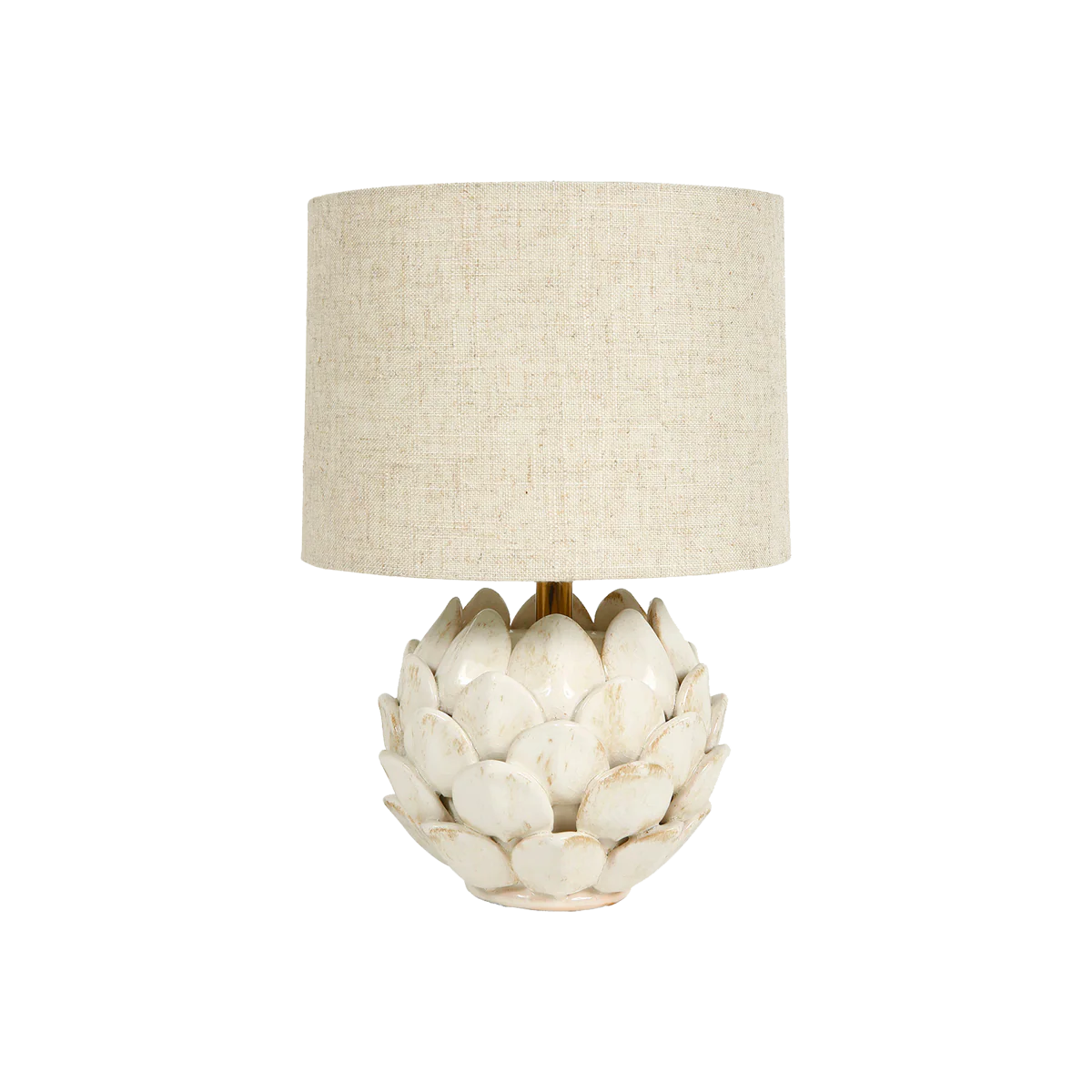 Ostaria Lampe à poser ARTICHAUT coloris beige 30 x 20 cm