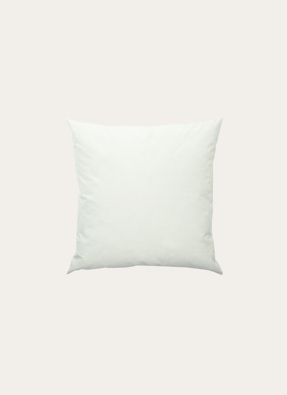 OREILLER CARRÉ MI-FERME EN PLUMETTES BLANC