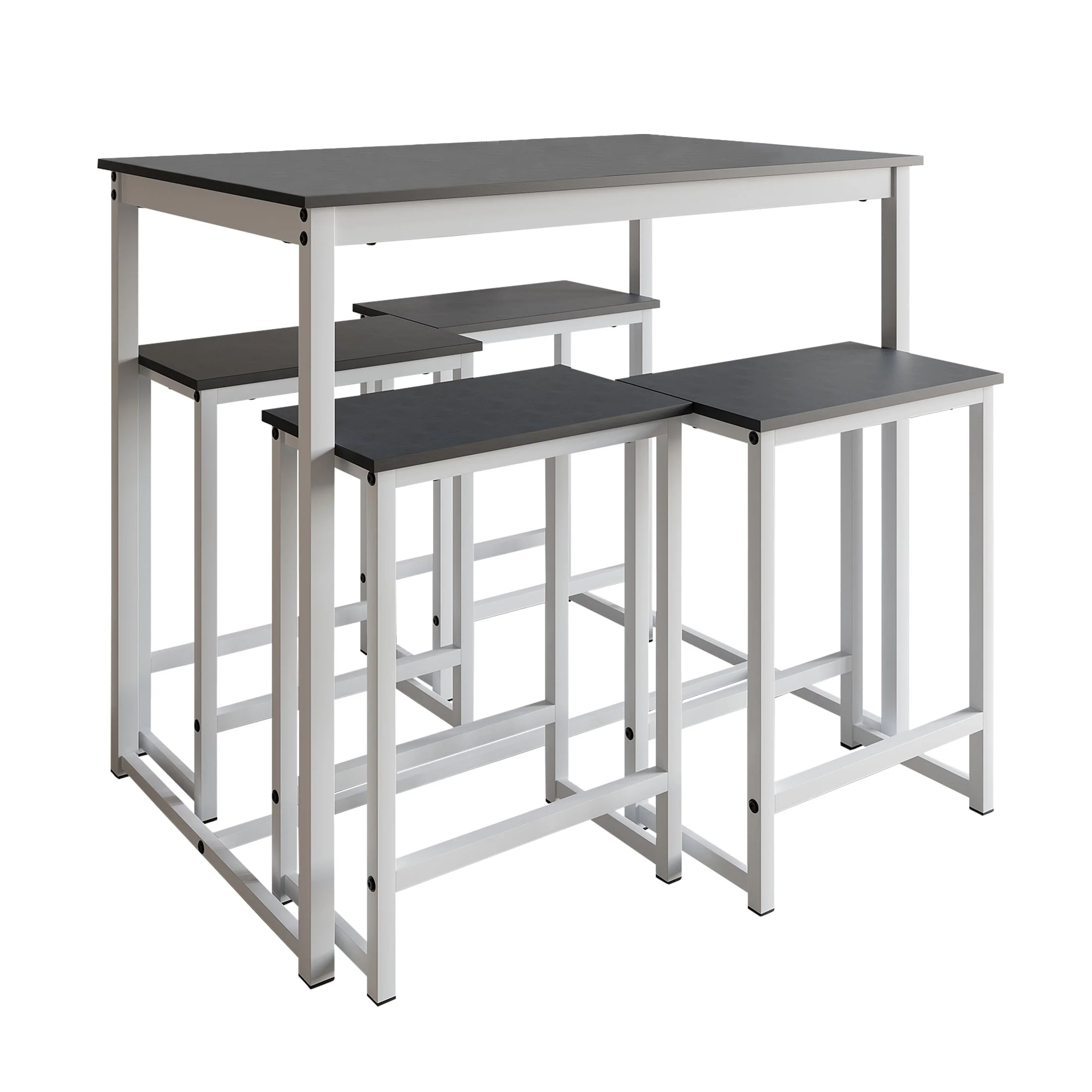 CraftPorch Elegant 5-piece Metal Dining Set