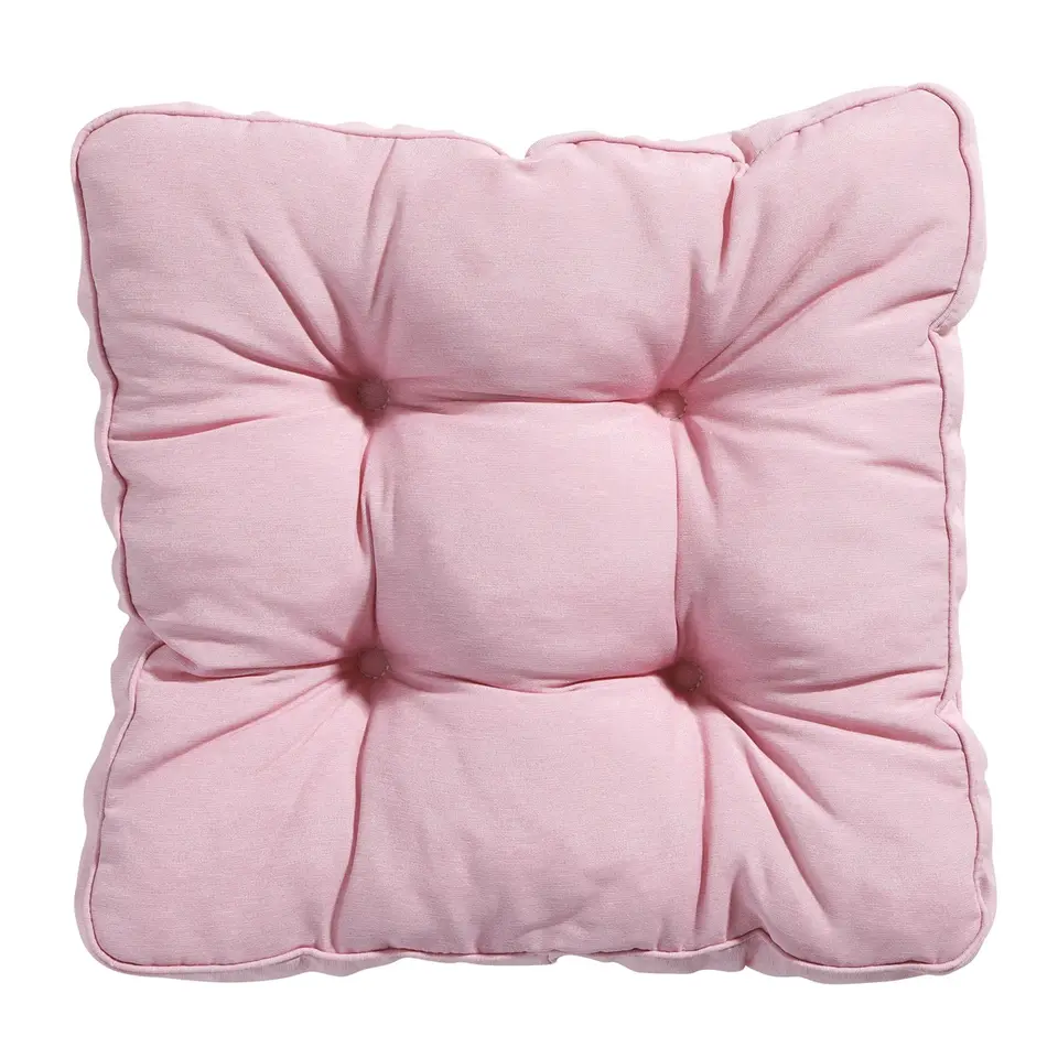 Madison - Zitkussen Florance Panama soft pink - Ca. 47x47 cm - Set van 4