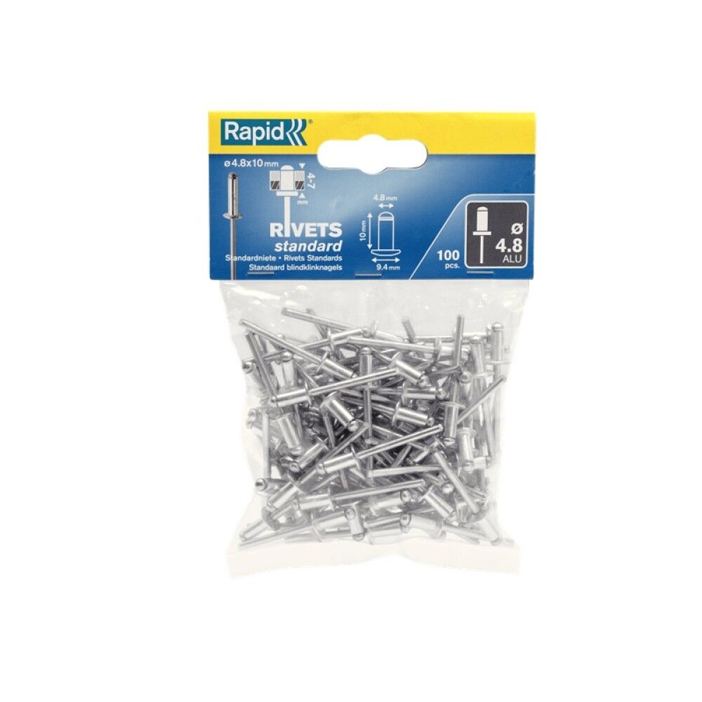 POPNAGLE RAPID Ø4.8X10MM 100STK/PK