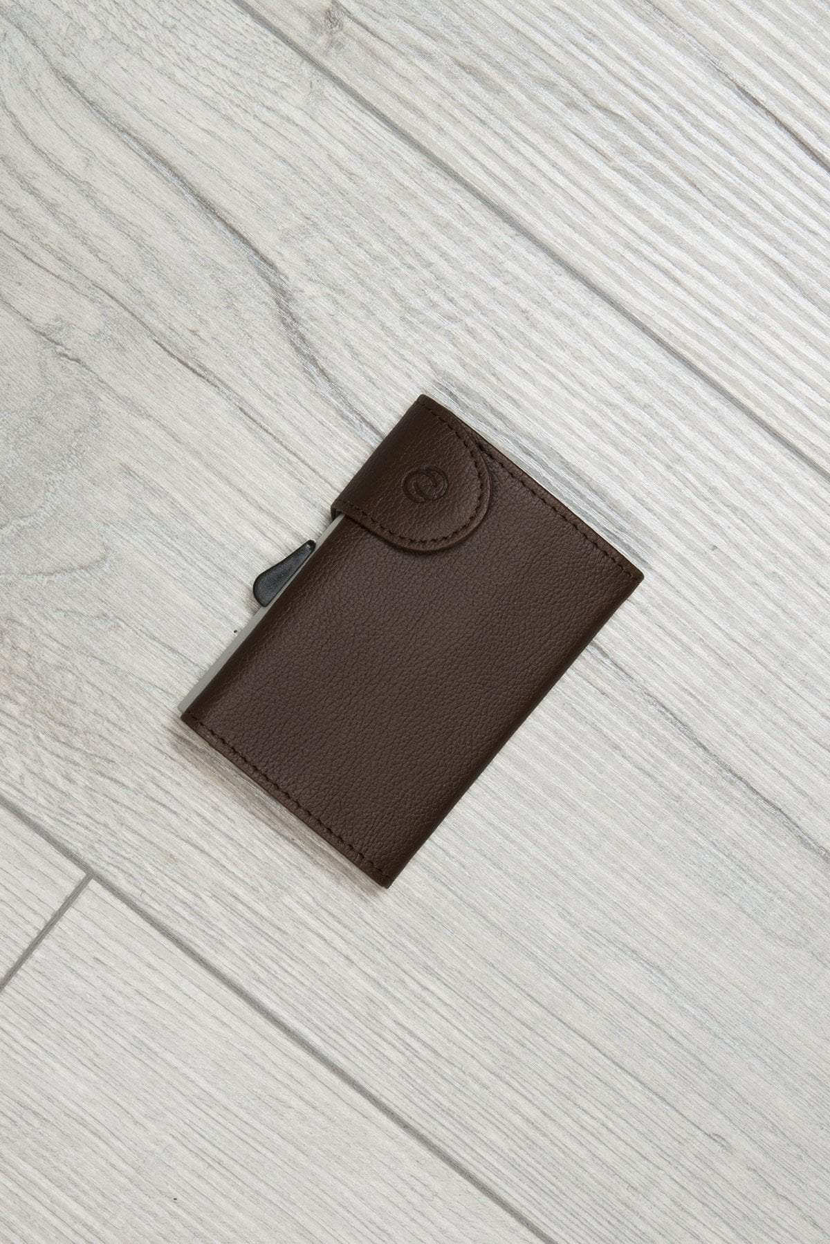 Bank Cards Protector Wallet in Dark Brown