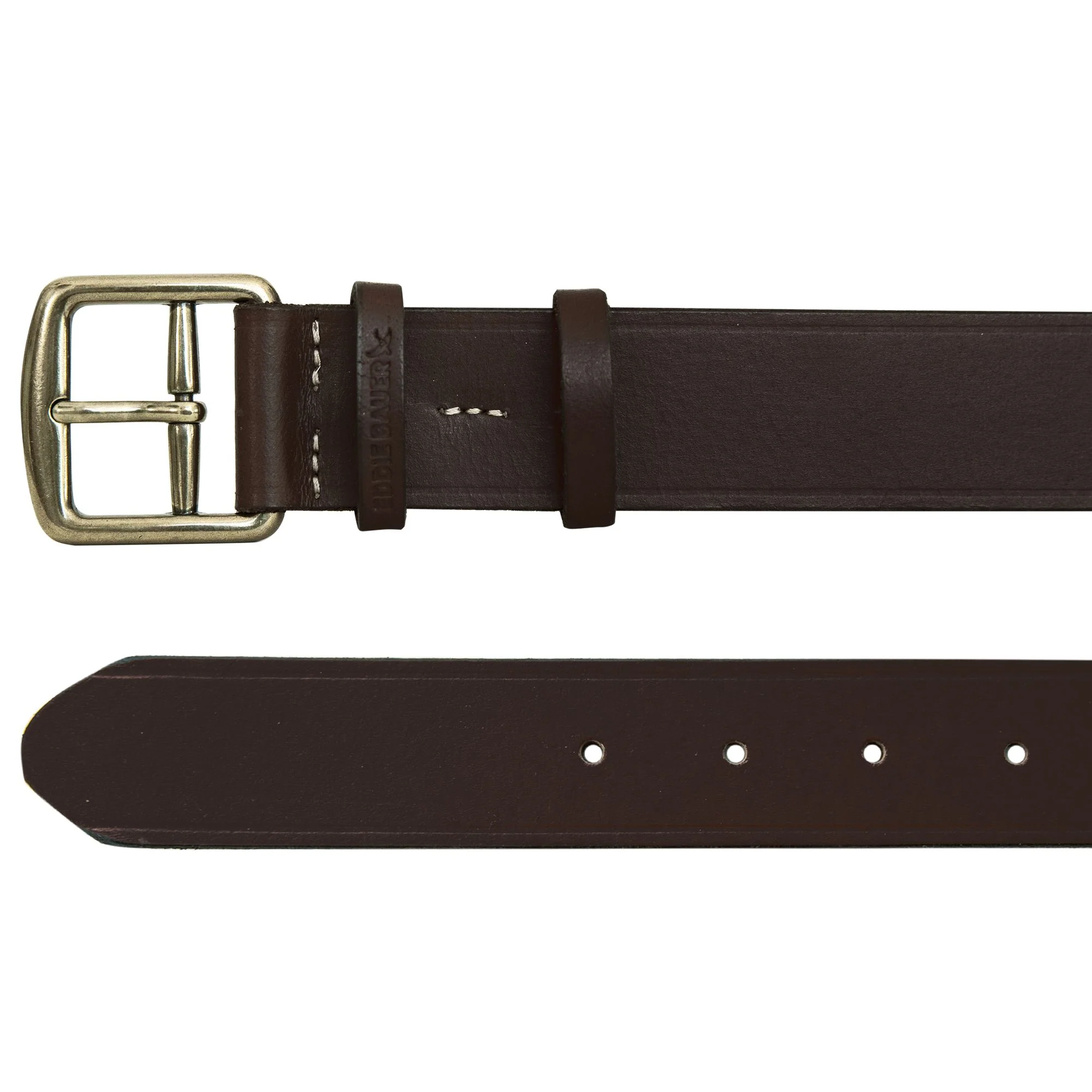Women's Double Keeper Leather Jean Belt