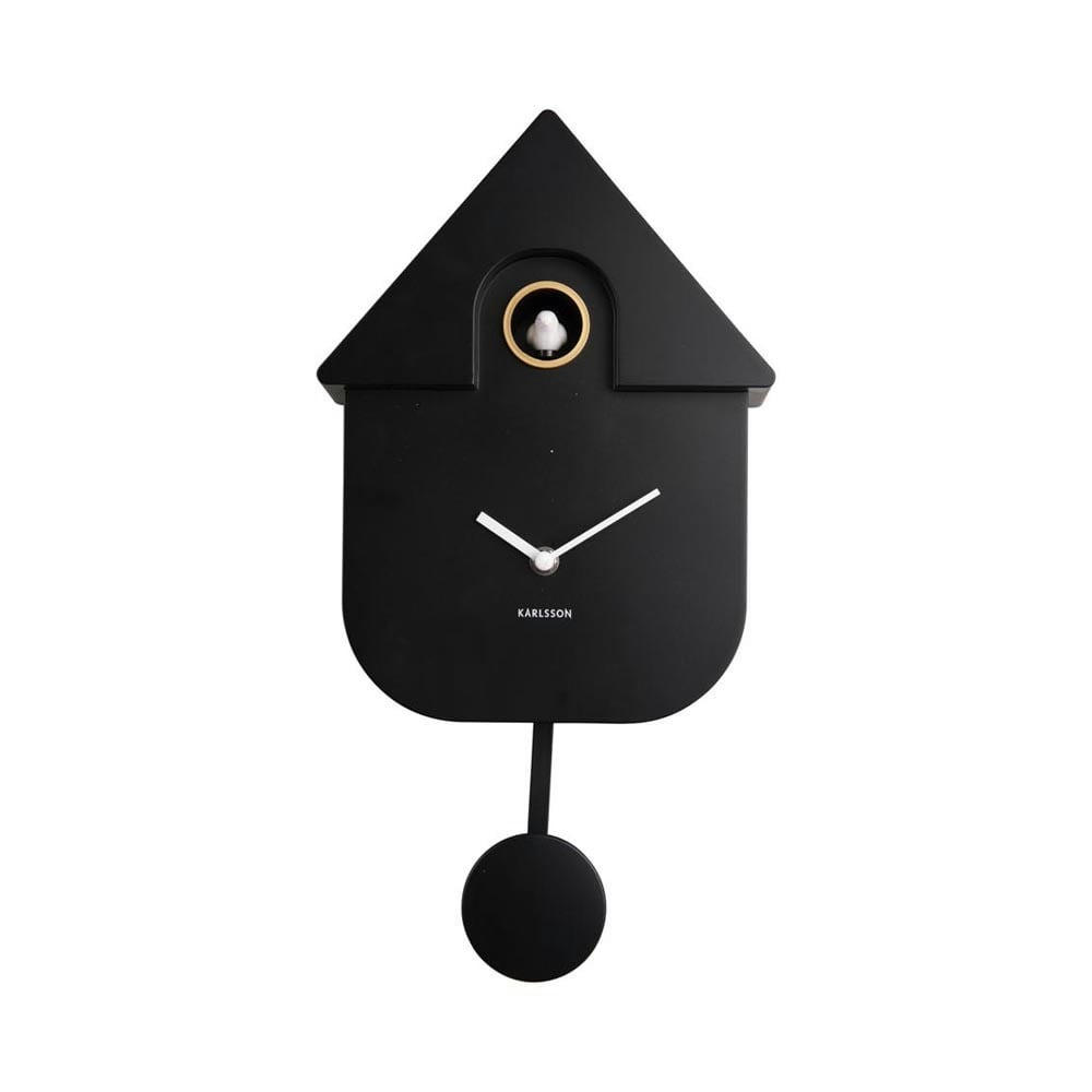 COUCOU - Horloge coucou moderne plastique noir
