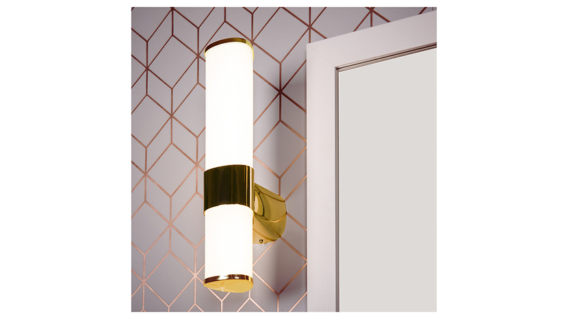 Kinkiet łazienkowy KB Wall 30 cm złoty