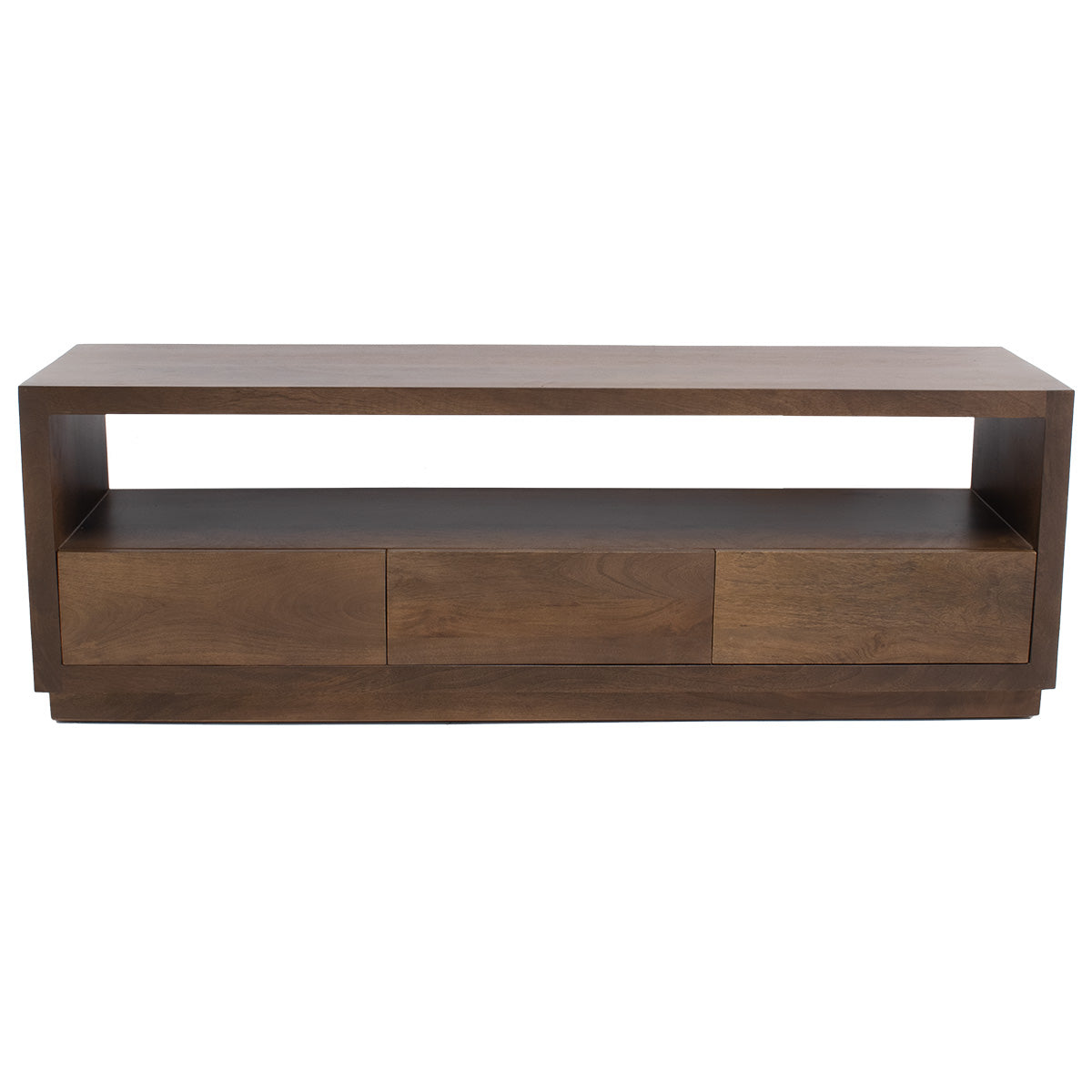 Giga Meubel Tv-meubel Luxurious - Donkerbruin Mangohout - 150x40x50cm