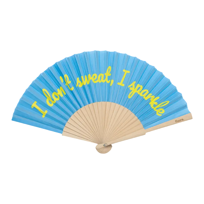 Fächer I don't sweat, I sparkle