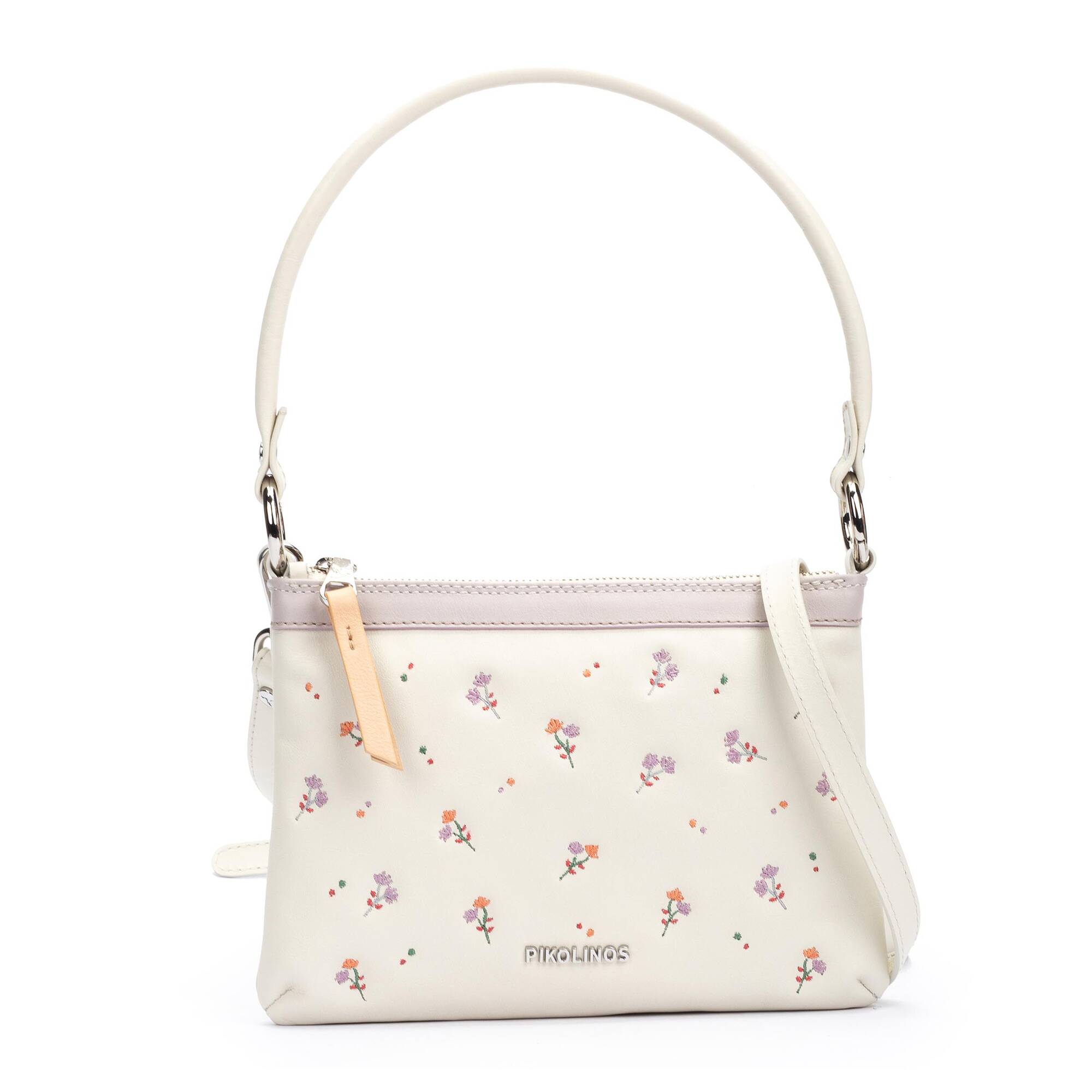 DURANGO - Bandolera de flores con doble asa para mujer