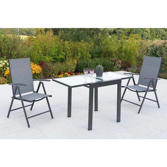 Balkonset »Amalfi«, 3 tlg., 2 Sitzplätze, Aluminium