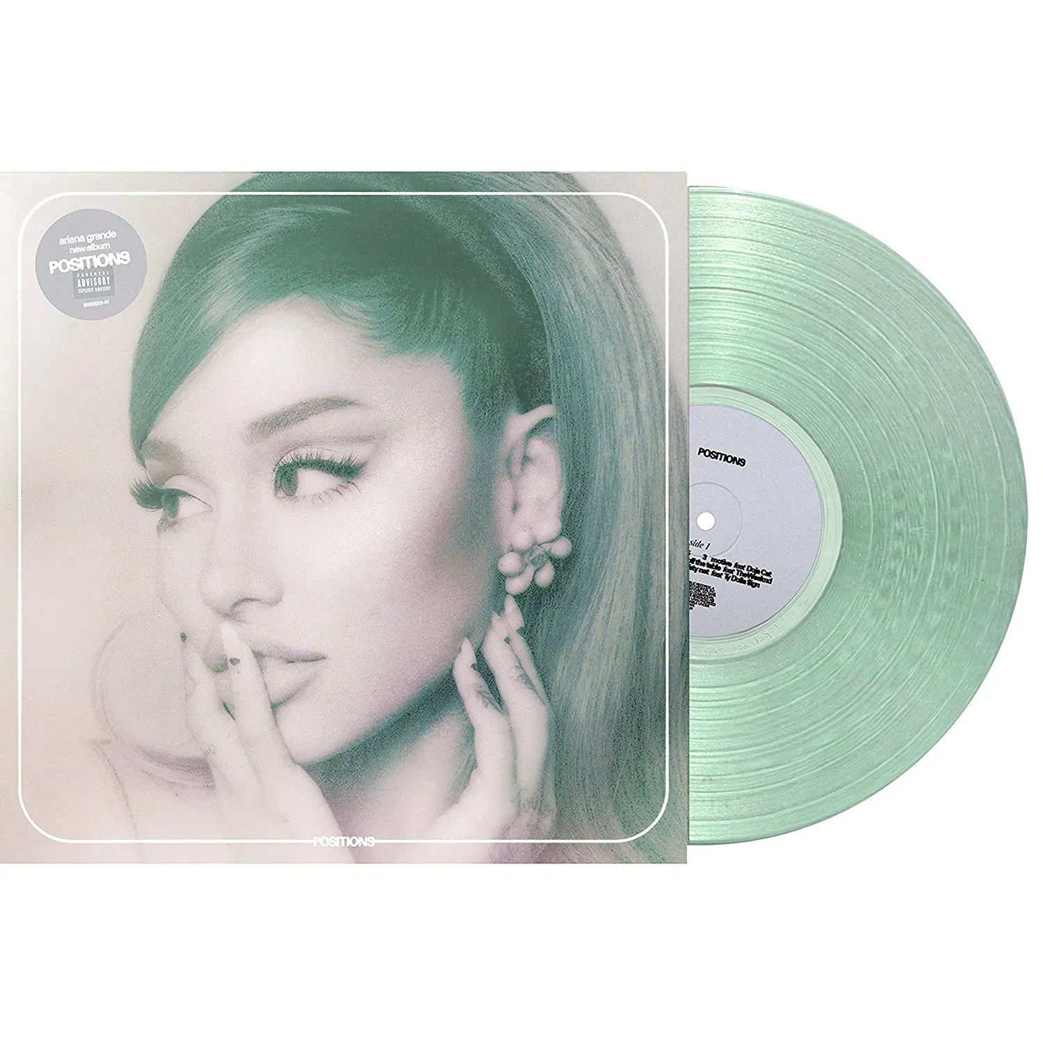 Ariana Grande Positions - Limited Coke Bottle Clear Vinyl Edition - Vinyl LP
