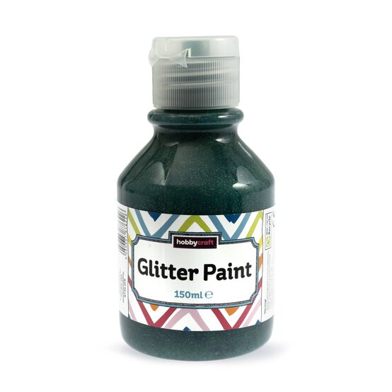 Green Glitter Paint 150ml
