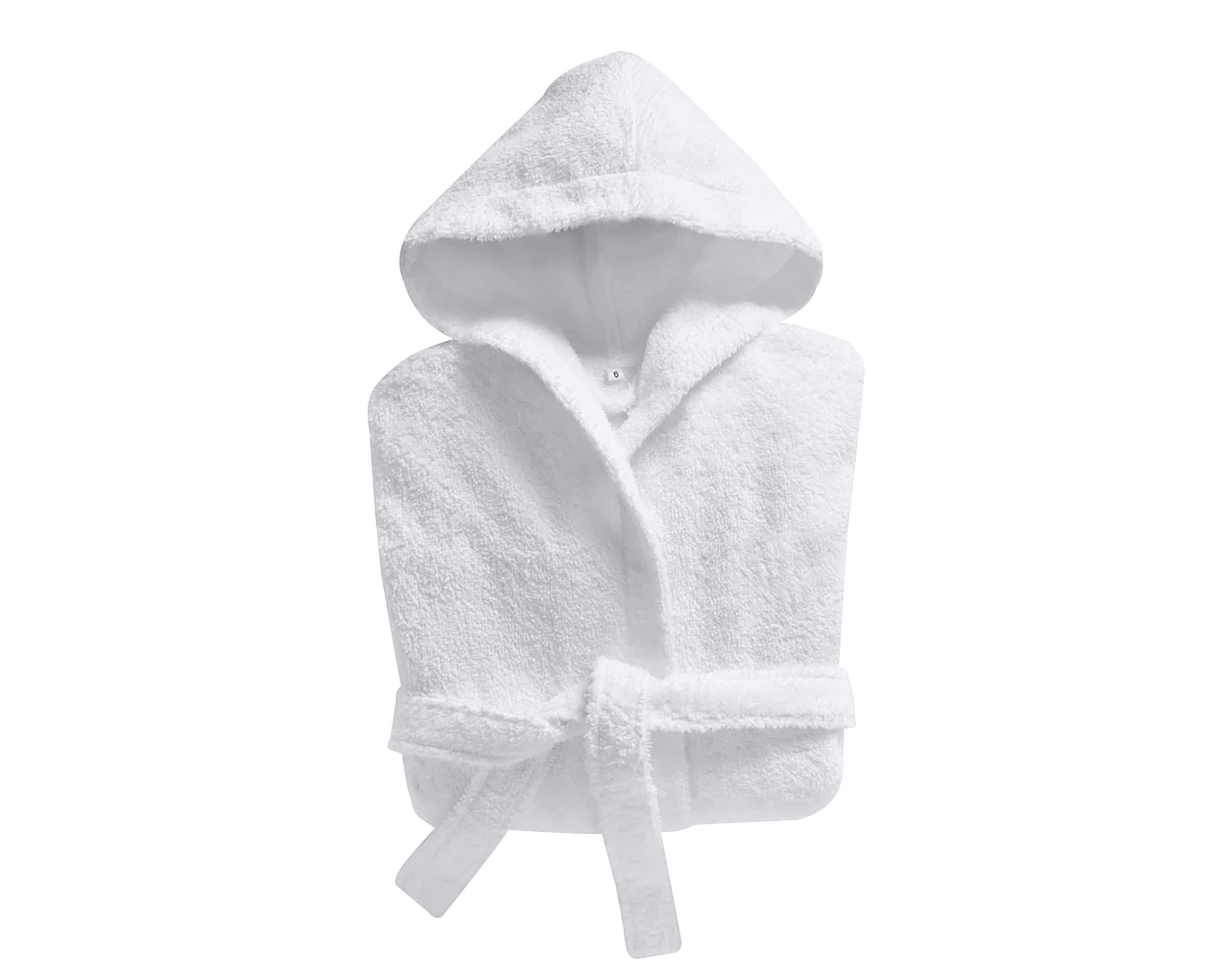 LAUREAT - Peignoir enfant blanc 4 ans en coton