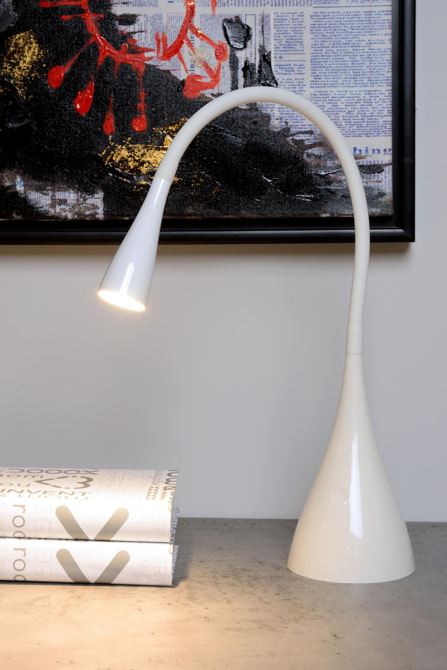 Lucide ZOZY Bureaulamp - Wit