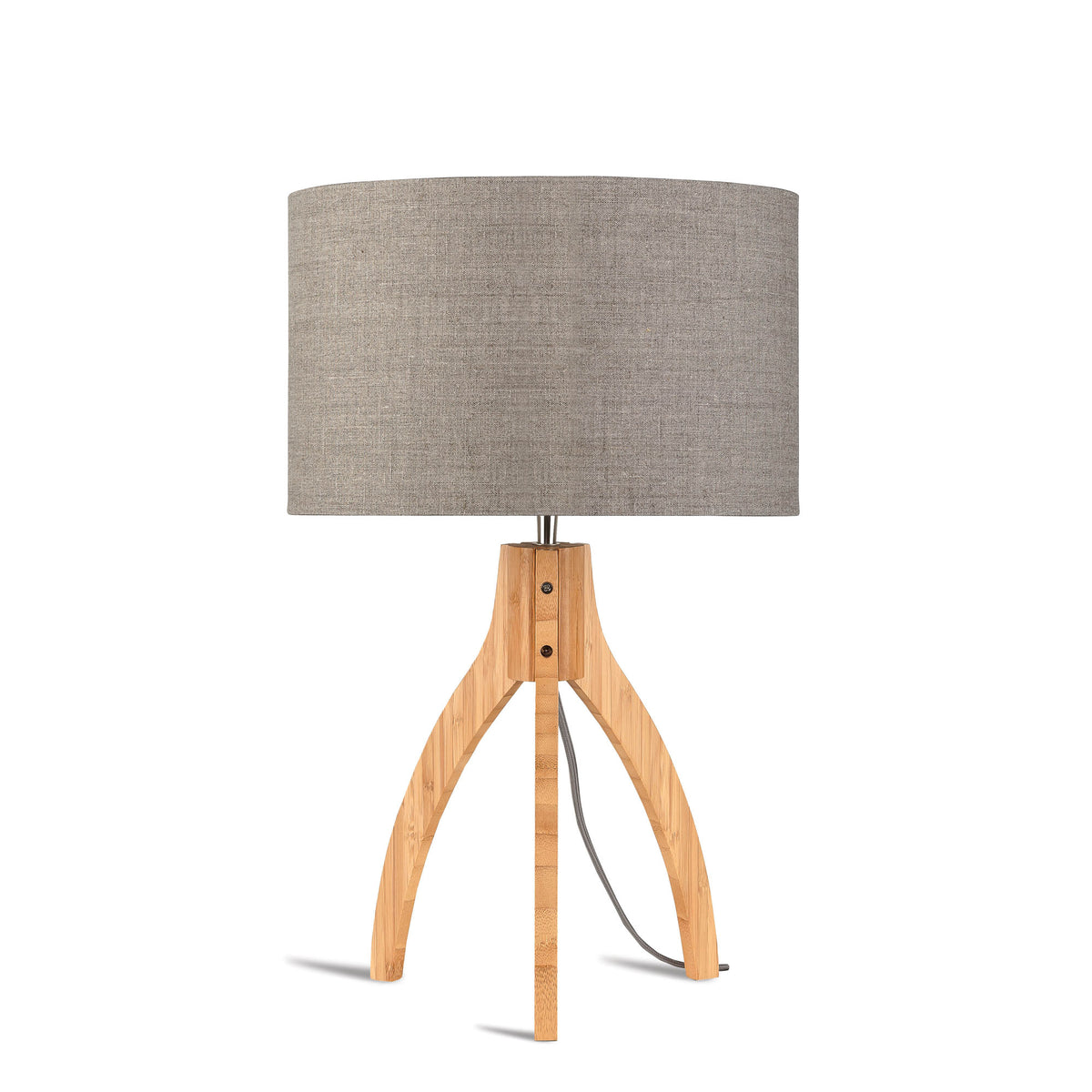 GOOD&MOJO tafellamp Annapurna - taupe - Ø36cm