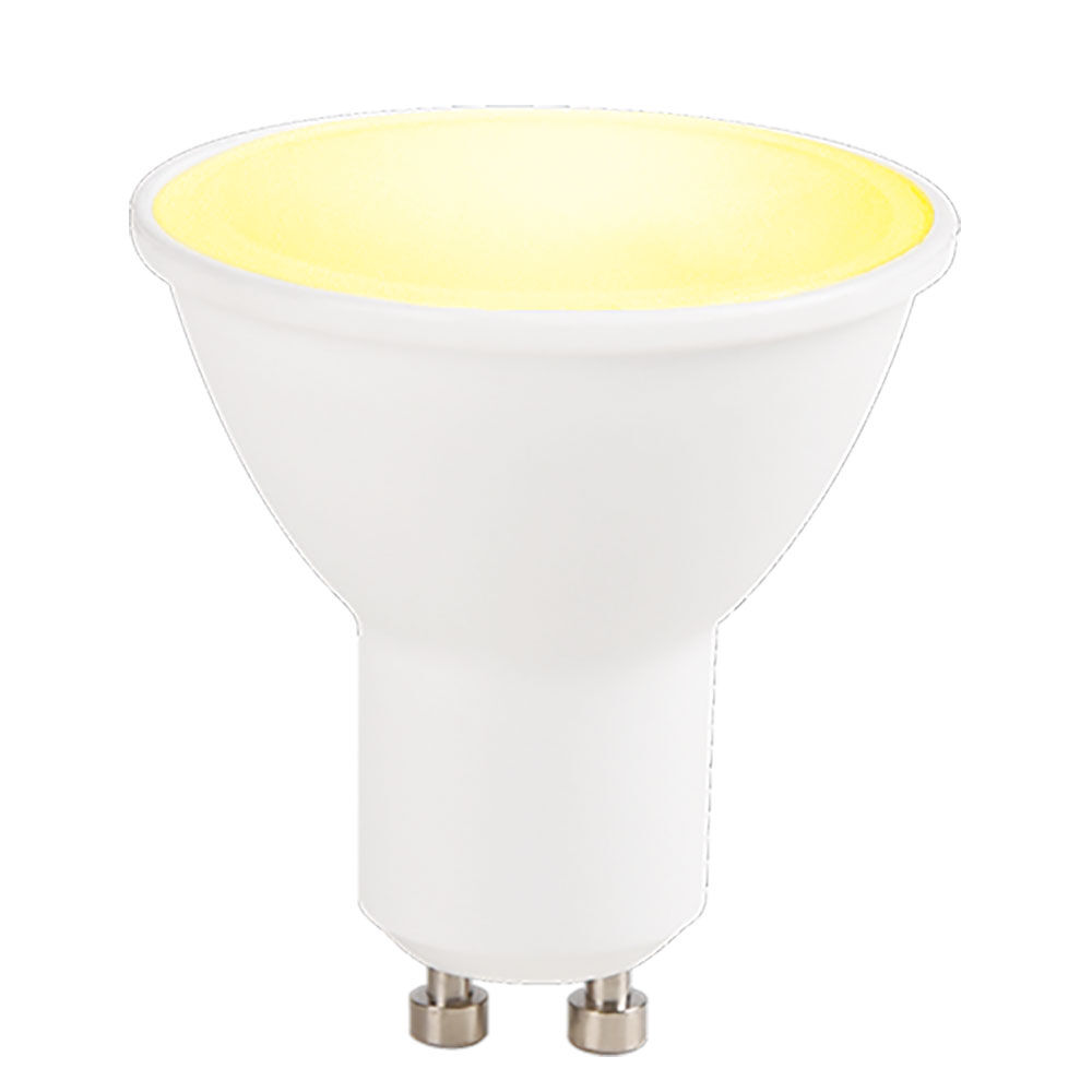 Ampoule LED connectée blanc ajustable GU10 40 W