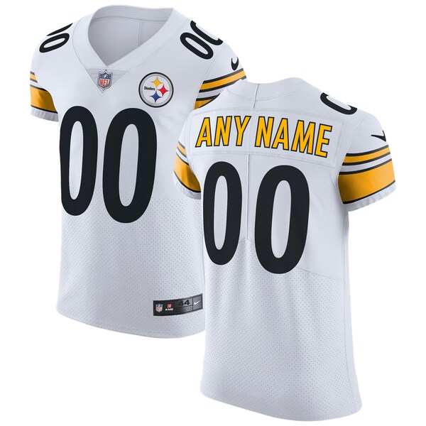 Pittsburgh Steelers Nike Vapor Untouchable Custom Elite Jersey - White