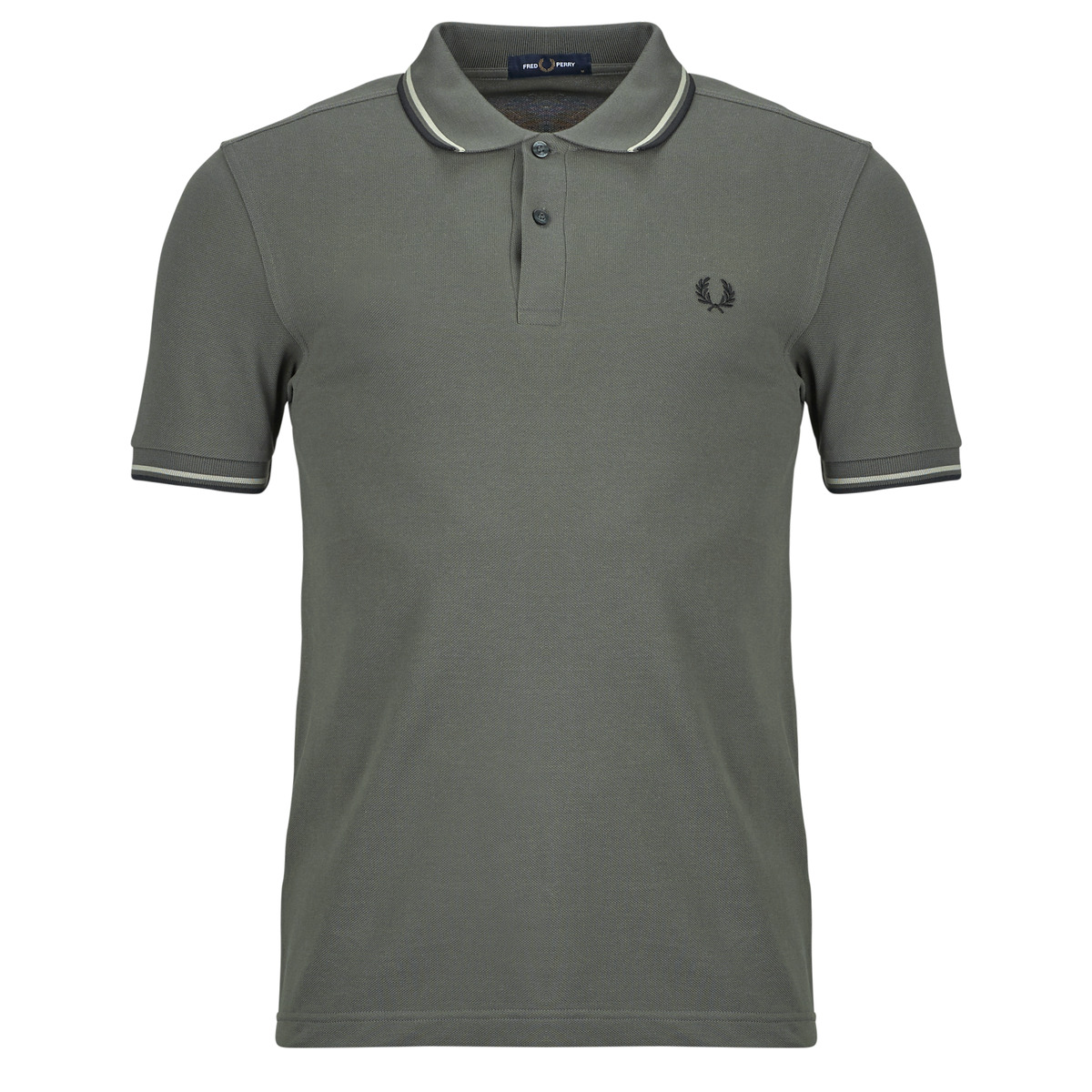 Fred Perry - TWIN TIPPED FRED PERRY SHIRT - Green