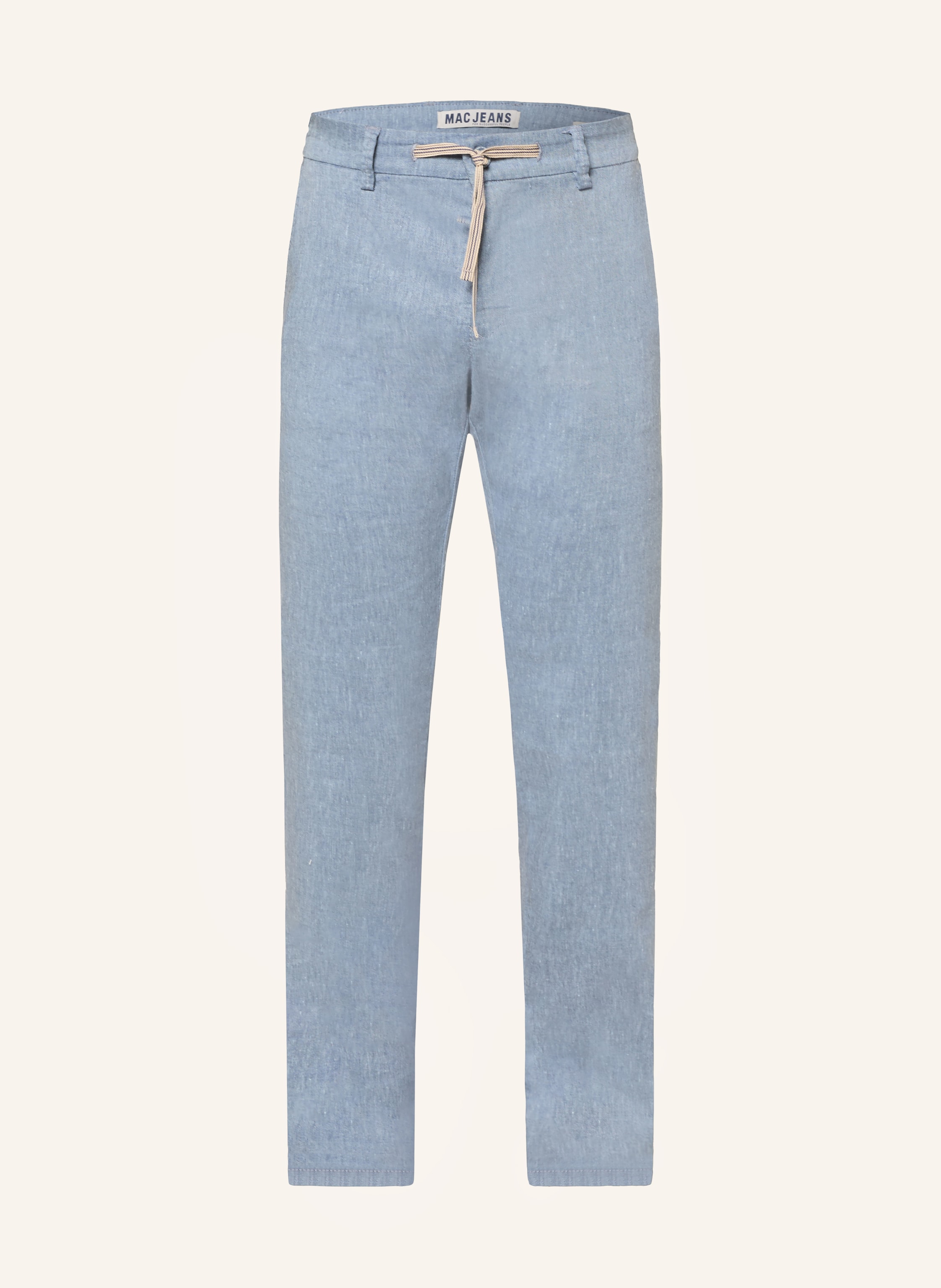 MAC Chino LENNOX im Jogging-Stil Modern Fit mit Leinen