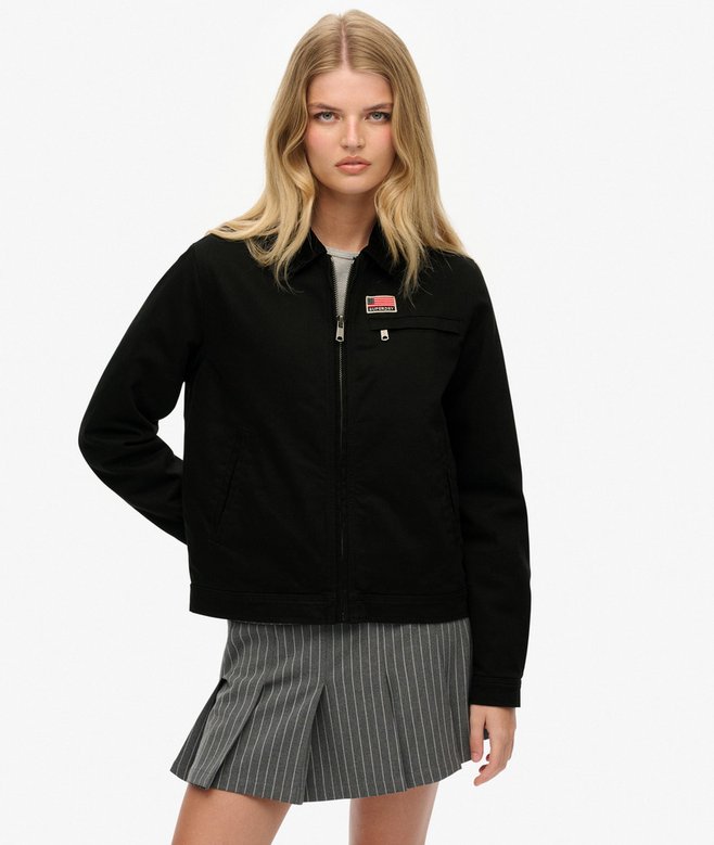 Cord Collar Quilt Ranch Jacket