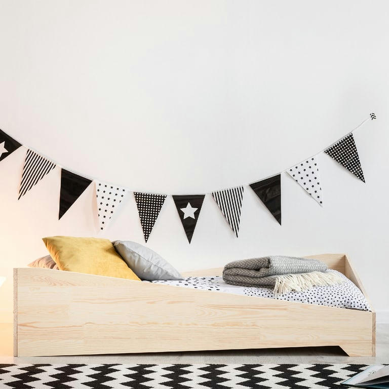 SOLÈNE - Lit 70x140 sommier inclus naturel