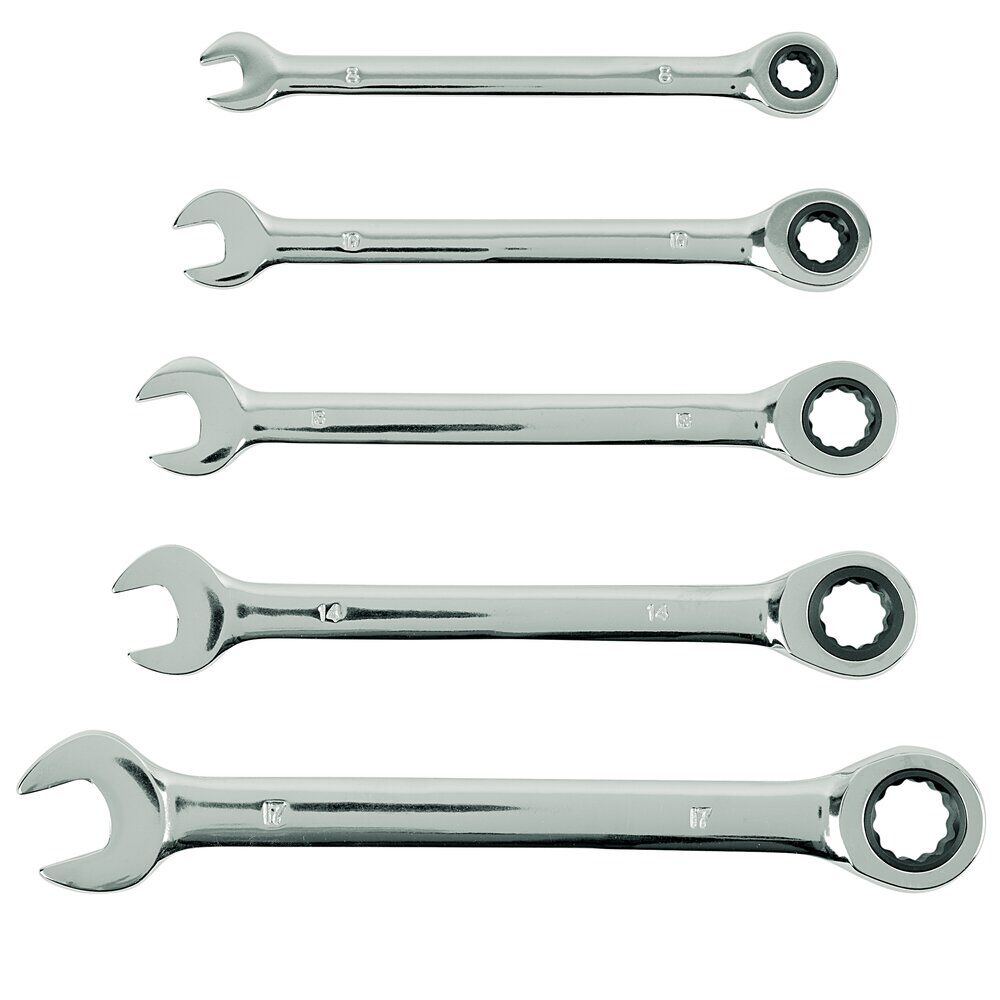 Set clé à cliquet 72 dents x5