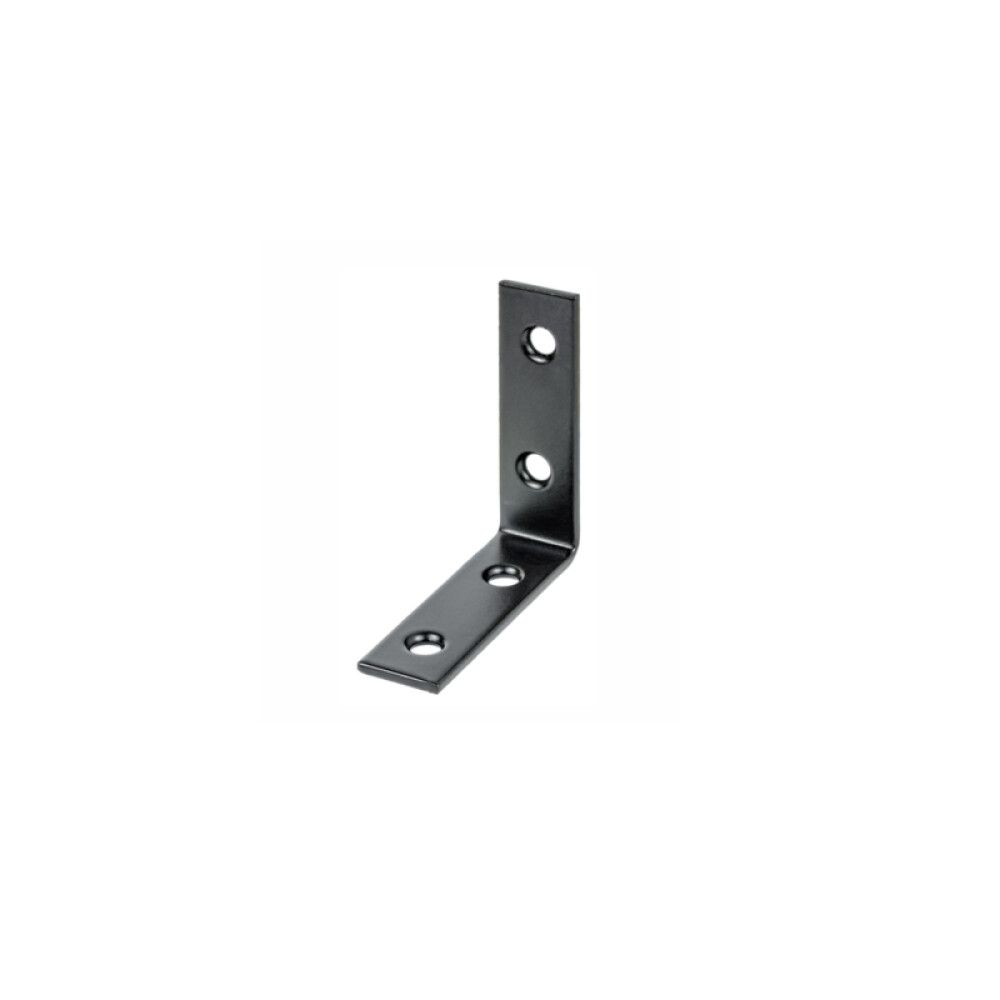 VINKELJERN VORMANN 25X15MM SVART