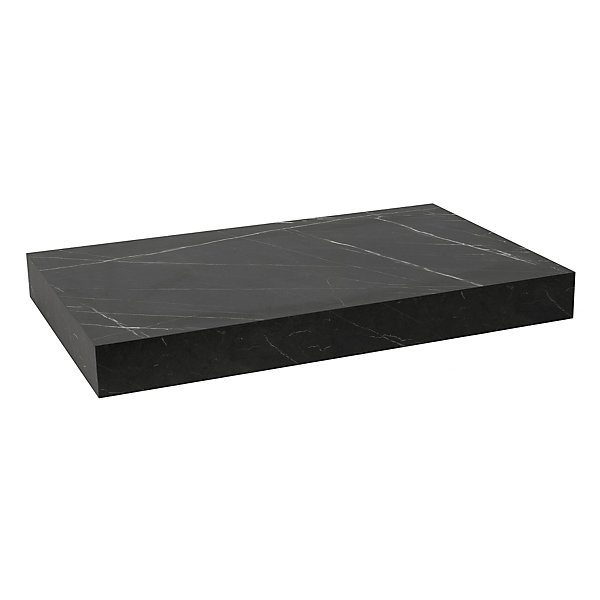 Egger Naturel plan vasque 123,5x8x50 cm, noir effet marbre (DO12050PBC)
