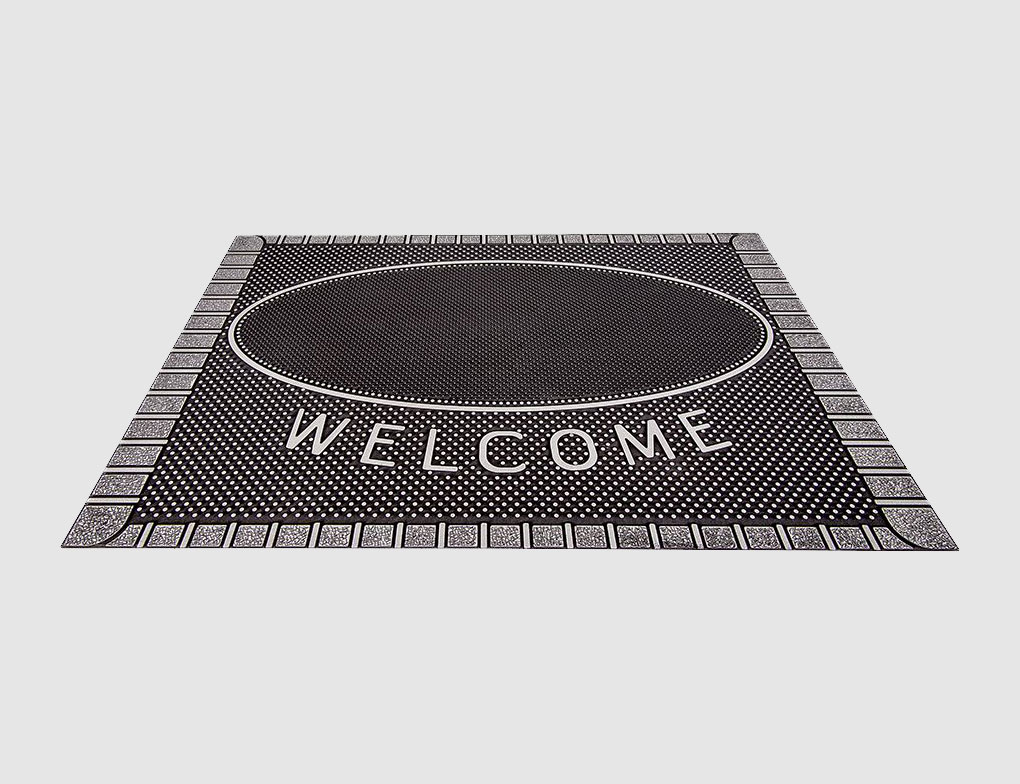 Fußmatte Scraper Welcome