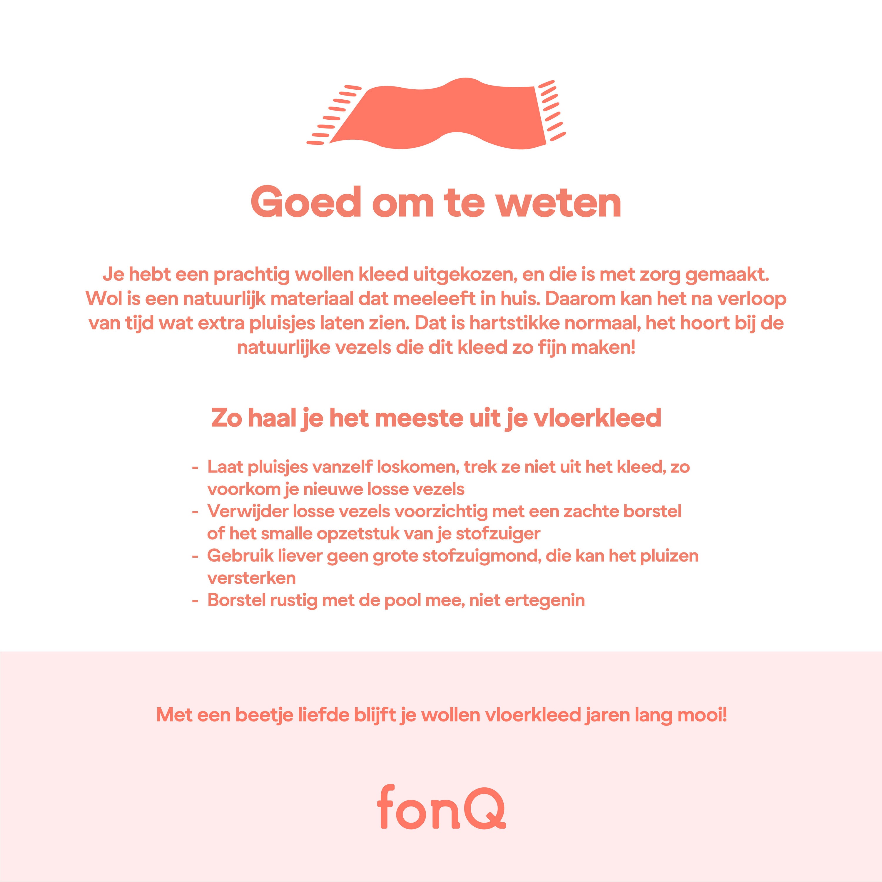 by fonQ Dots Wollen Vloerkleed Ø 200 cm - Crème