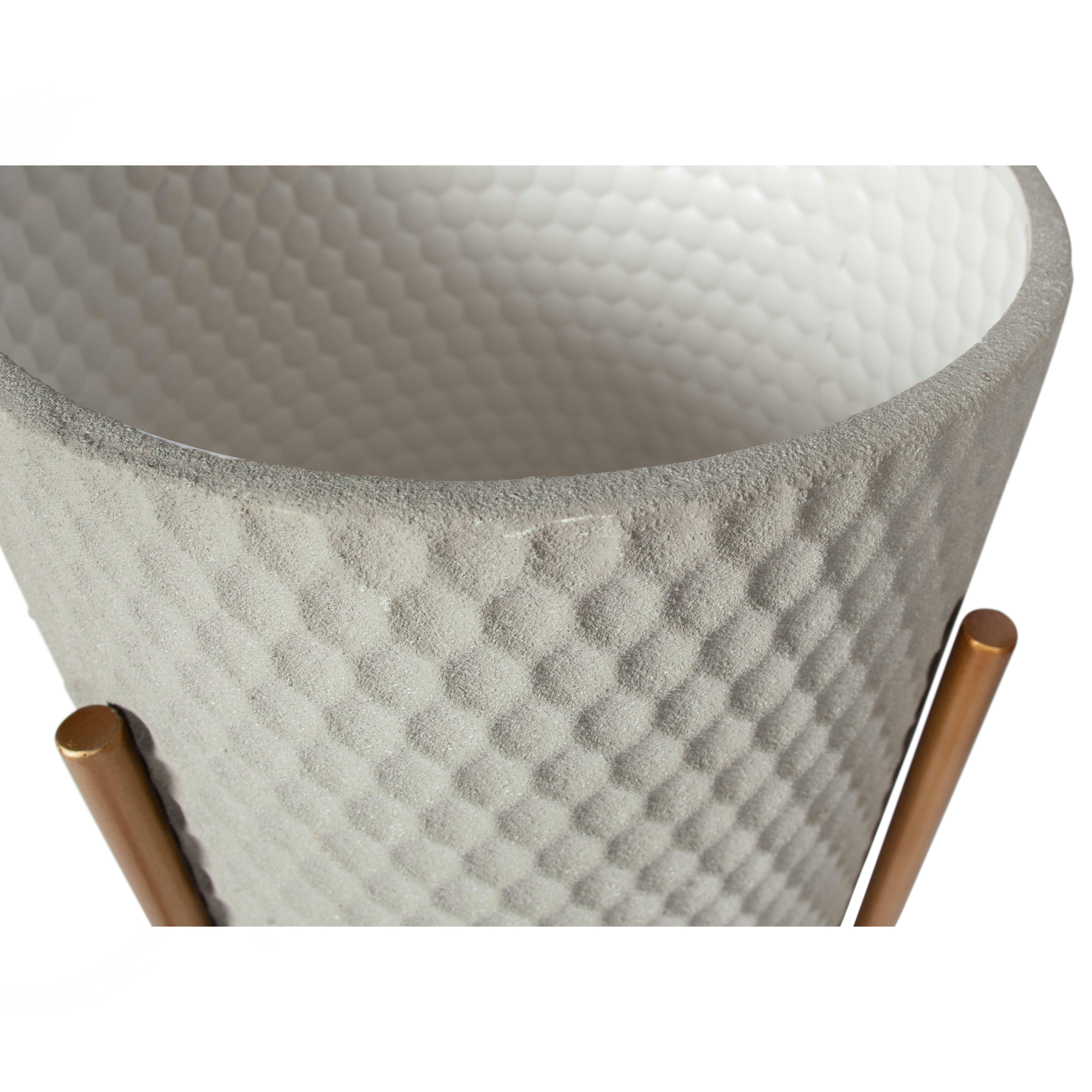 JUUL - Pot pour plantes en métal noir