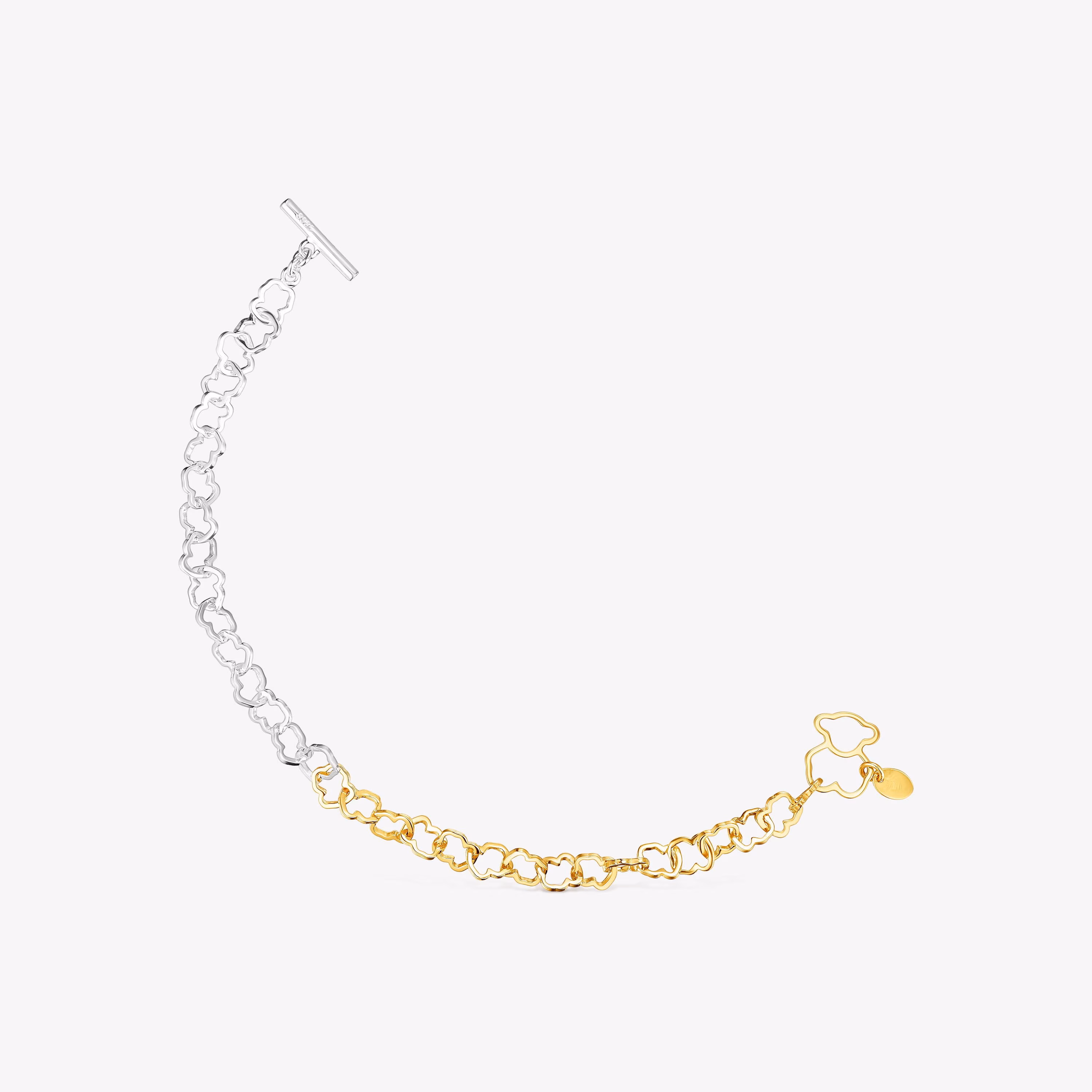 Pulsera bicolor motivo oso TOUS Carrusel