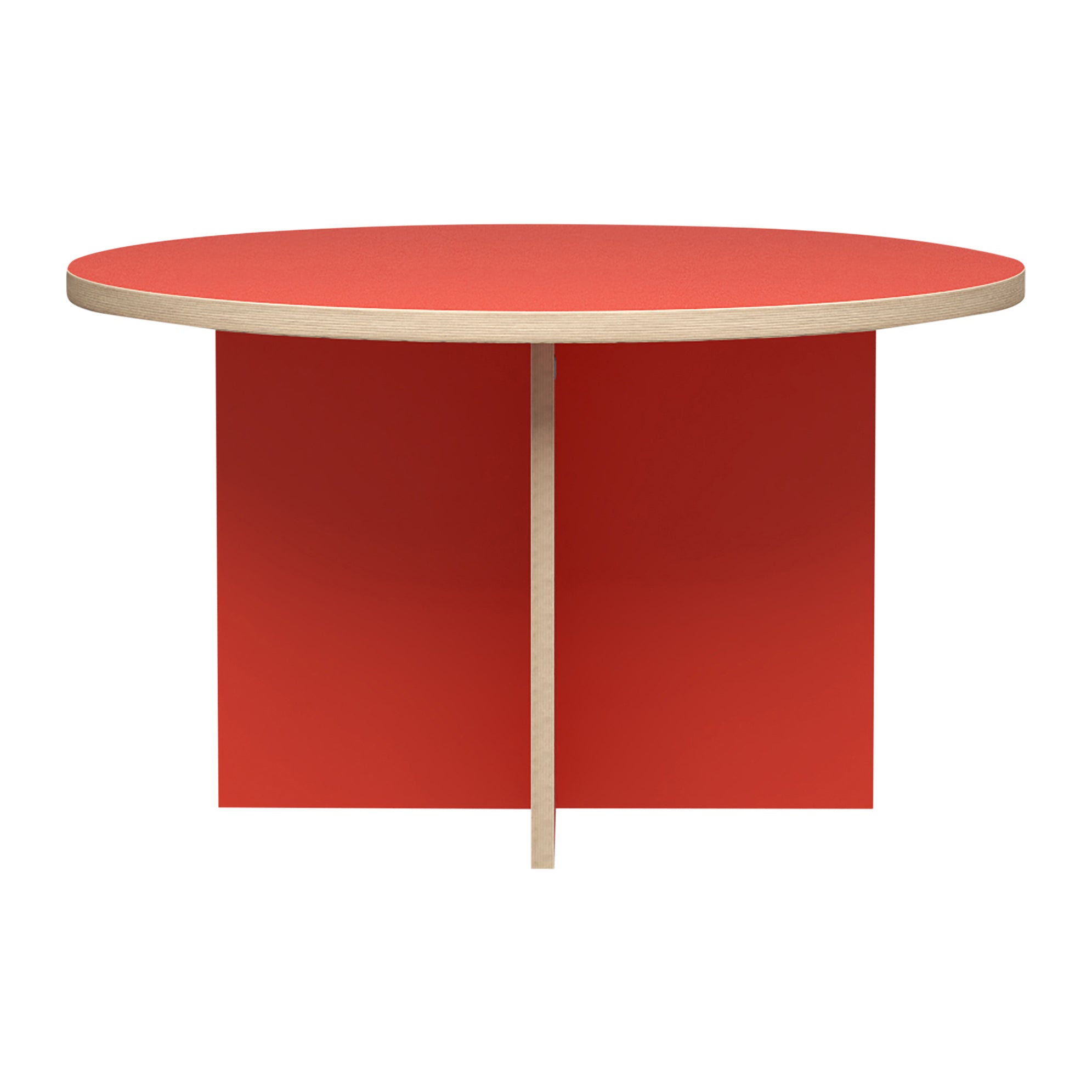 HKliving Dining Table Eettafel - Ø 130 cm - Orange