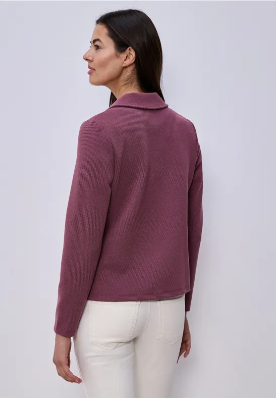 Basic Blazer mit Reverskragen