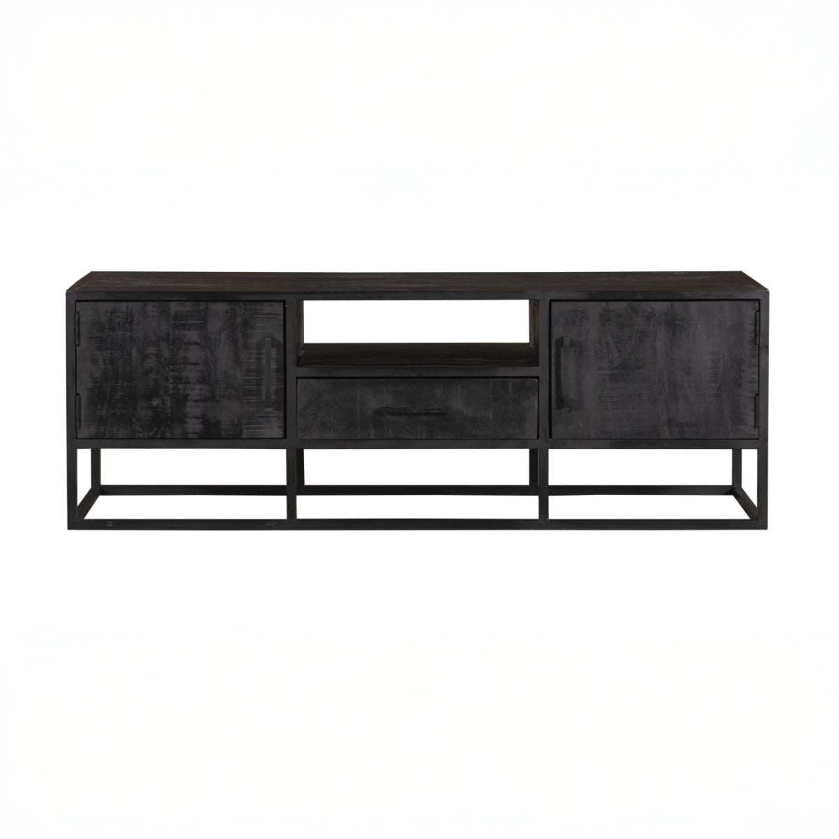 StarFurn Tv-meubel Denver - Zwart Hout - 145x45x50cm