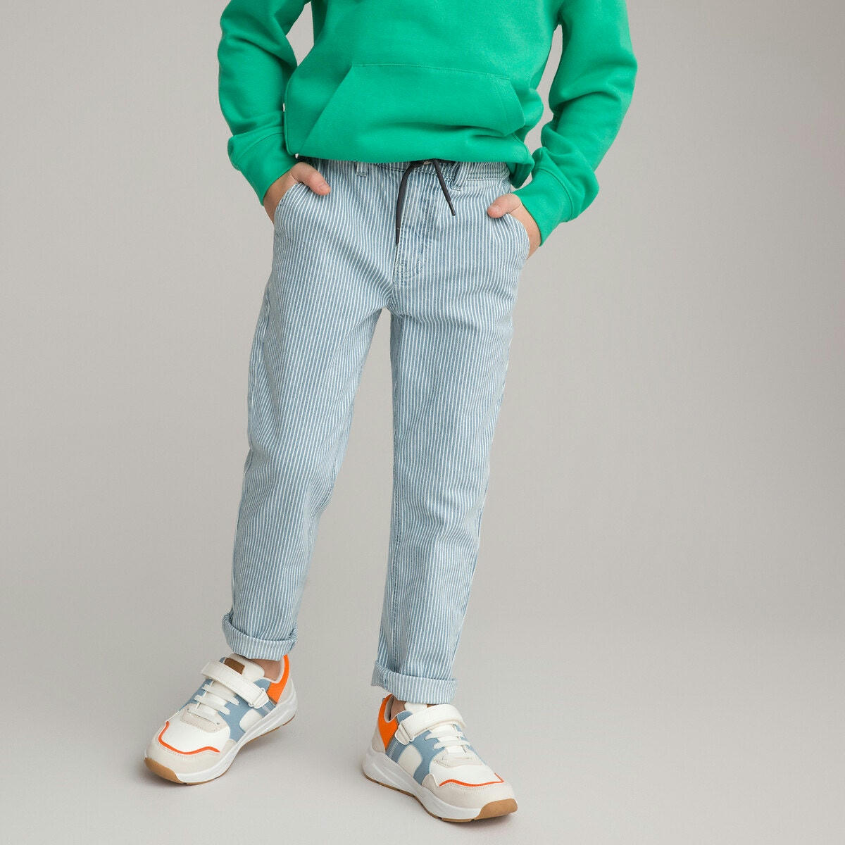 Pantalon droit rayé