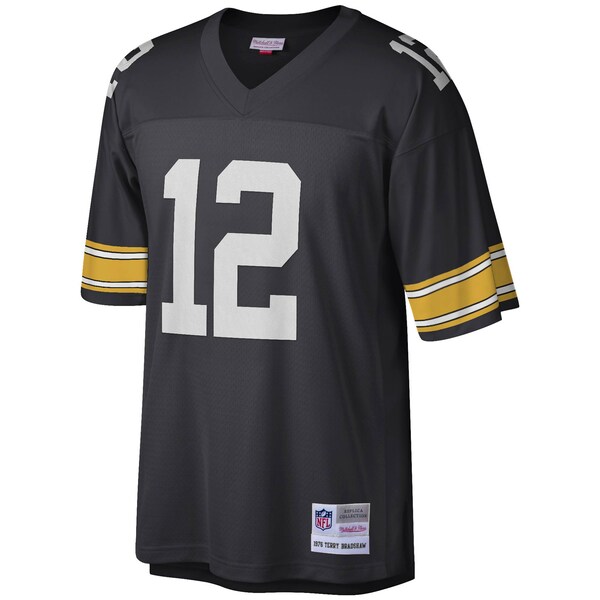 Terry Bradshaw Pittsburgh Steelers Legacy Replica Jersey - Black
