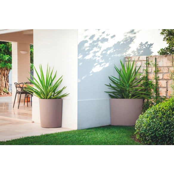 Blumentopf »TONDA«, Ø 45 cm, Taupe