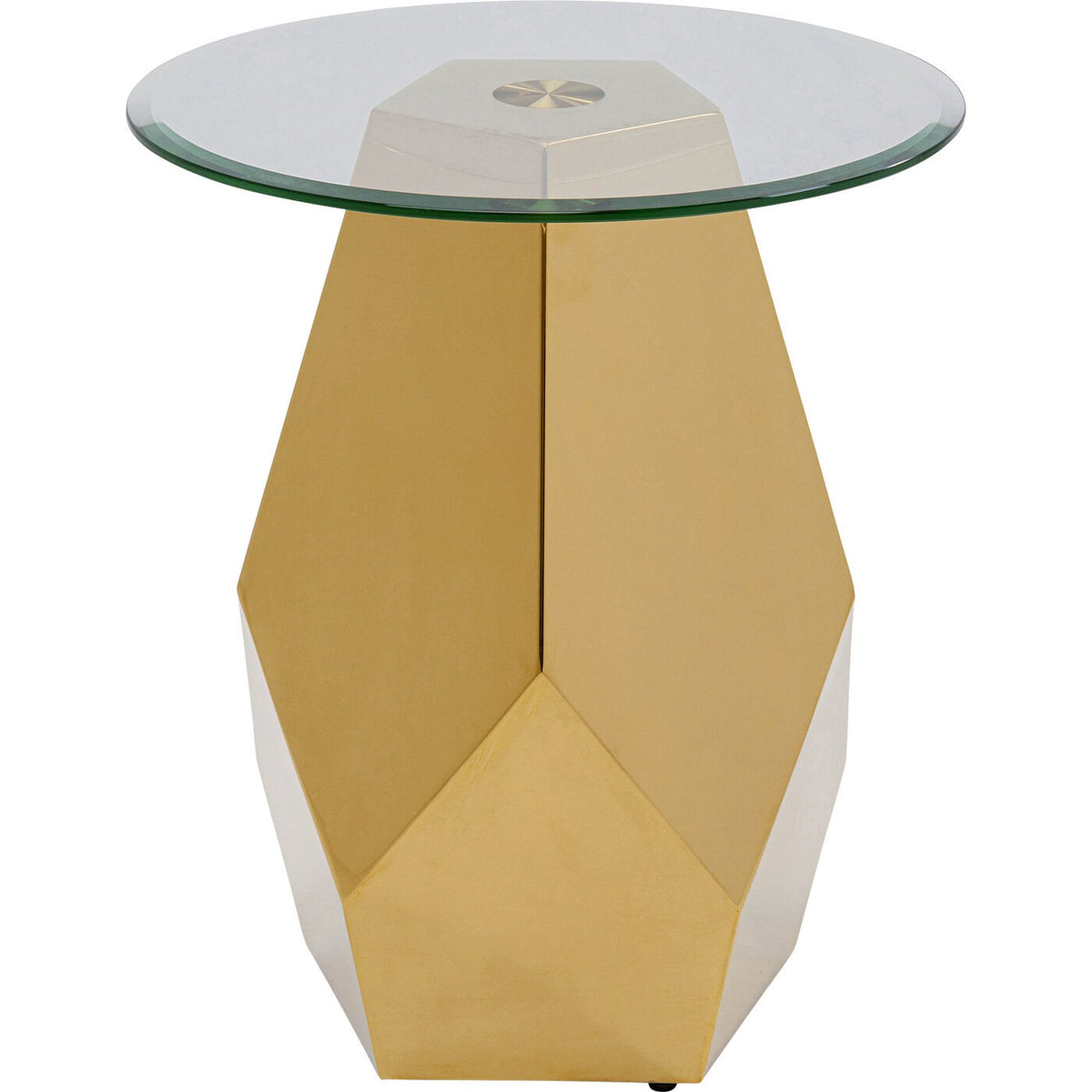 Kare Design Bijzettafel Ricchezza Ø45cm goud
