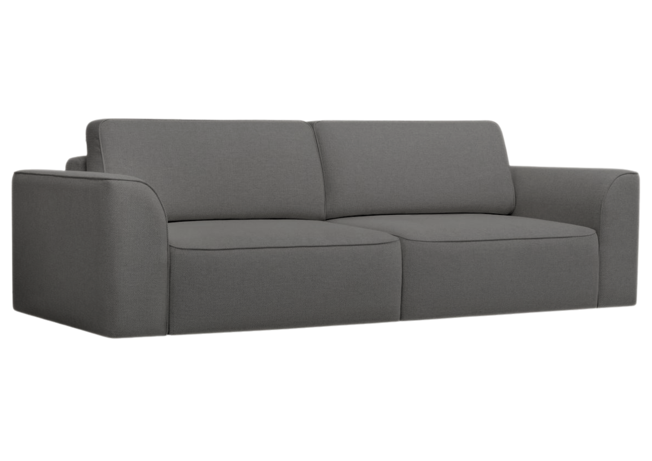 Sofa Kanapa Rozkładana z Funkcją Spania Trzyosobowa KOMA Grafitowa
