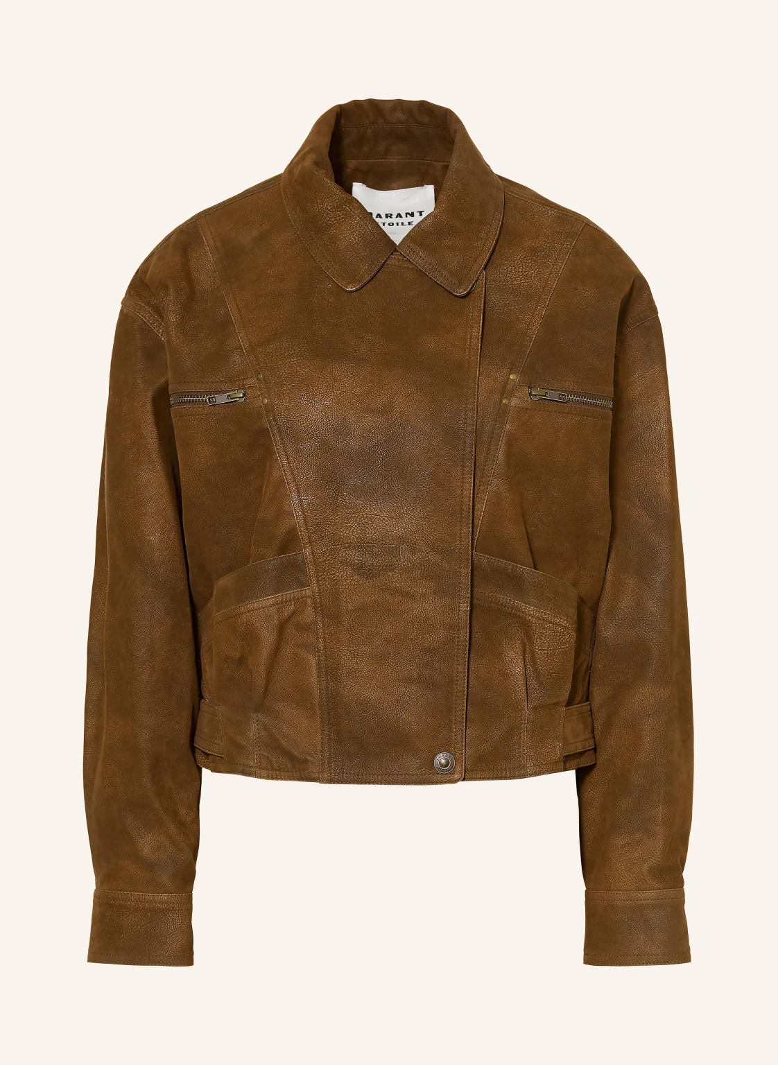 MARANT ÉTOILE Jacke BELMA in Lederoptik