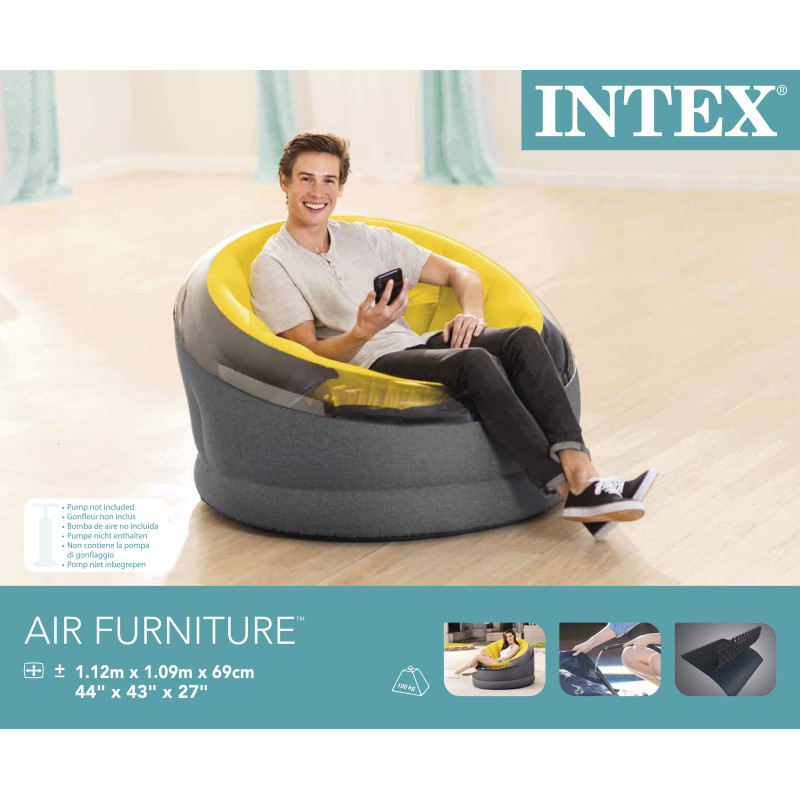 Fauteuil gonflable Empire 112 x 109 x 69 cm INTEX