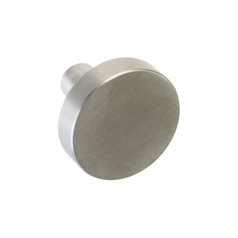 Bouton rond en acier inoxydable Ø 30 mm LINEA BERTOMANI