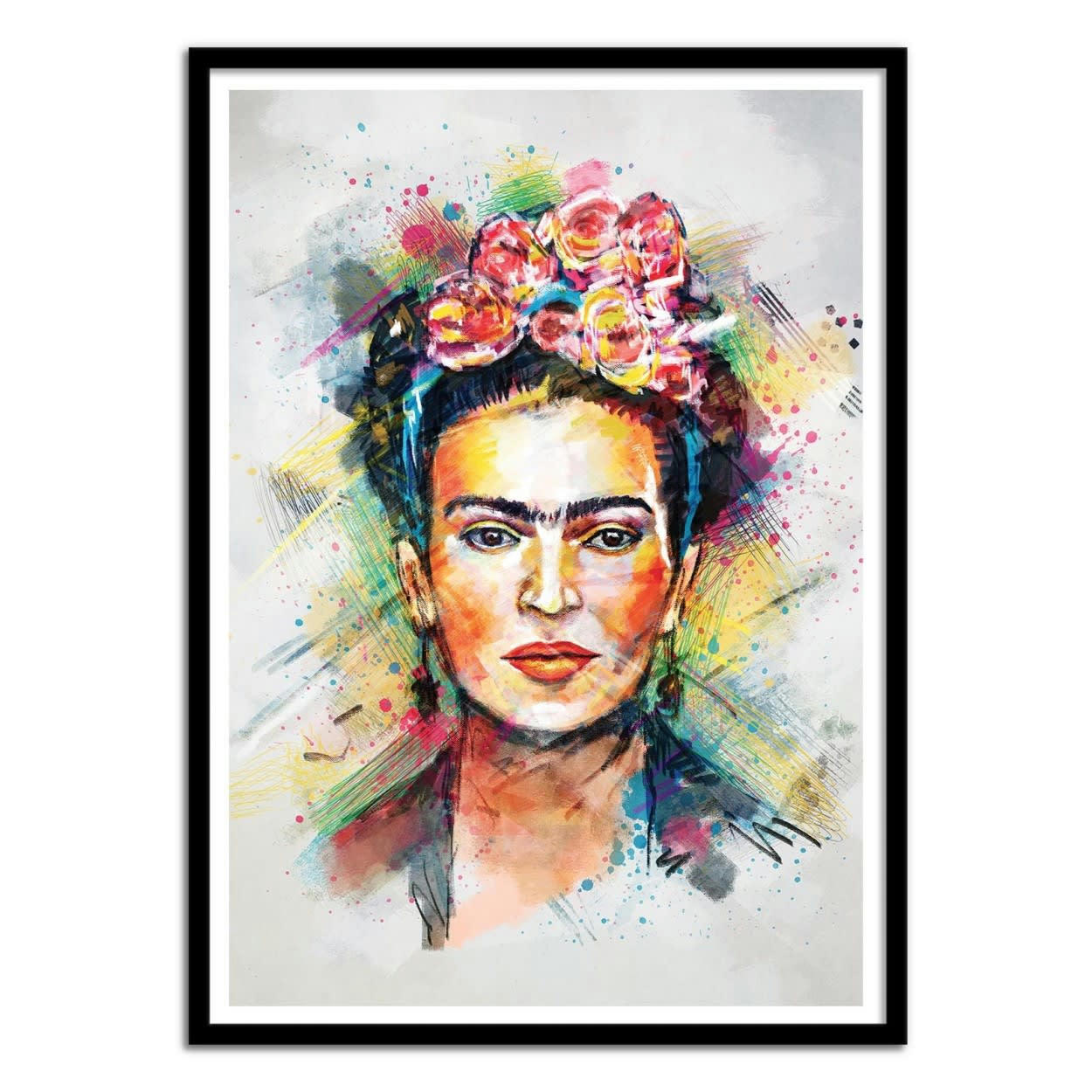 TRACIE ANDREWS - FRIDA KAHLO - Affiche d'art 30 x 40 cm