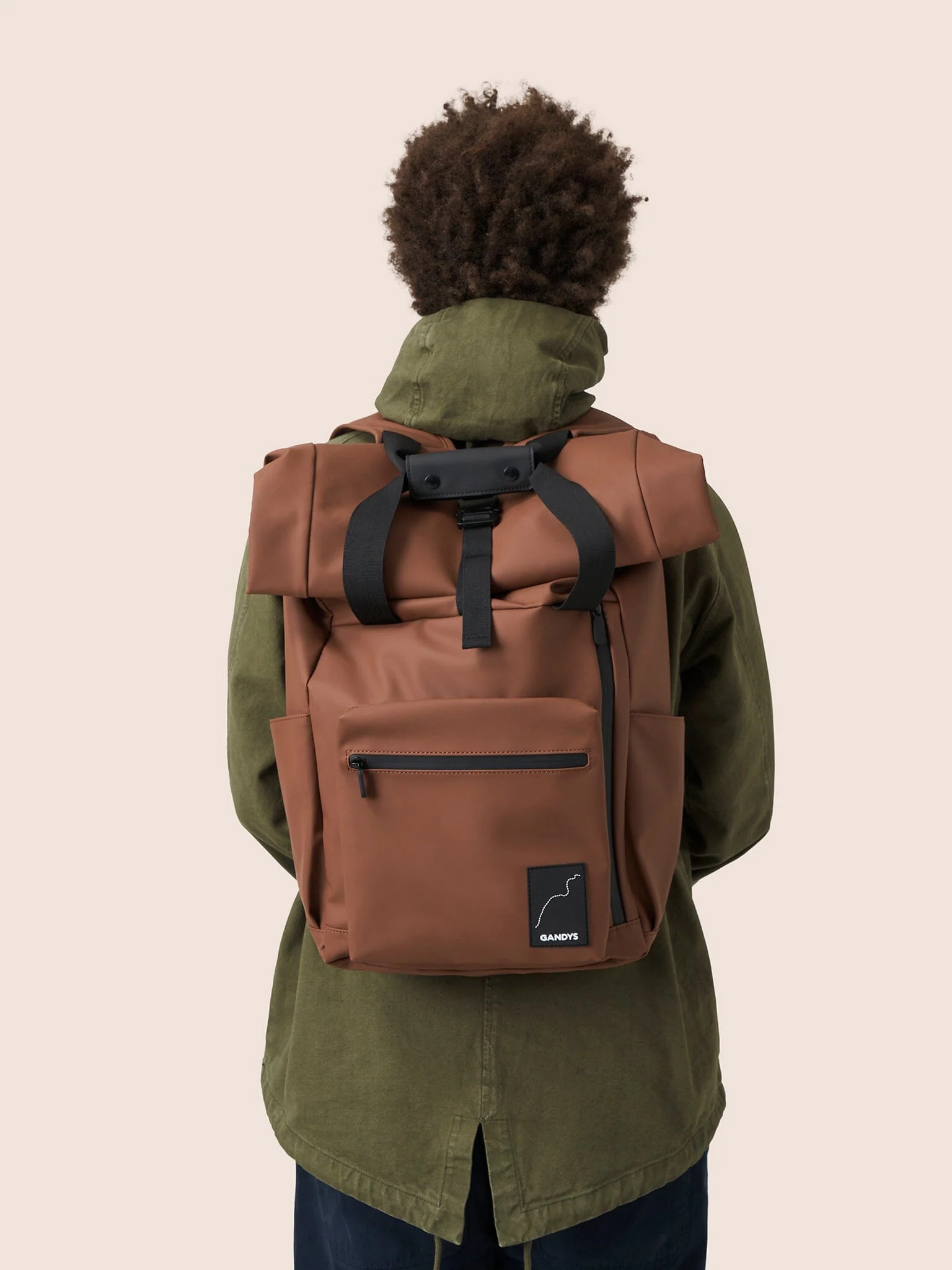 Pantai 2.0 Waterproof Pocket Backpack in Brown