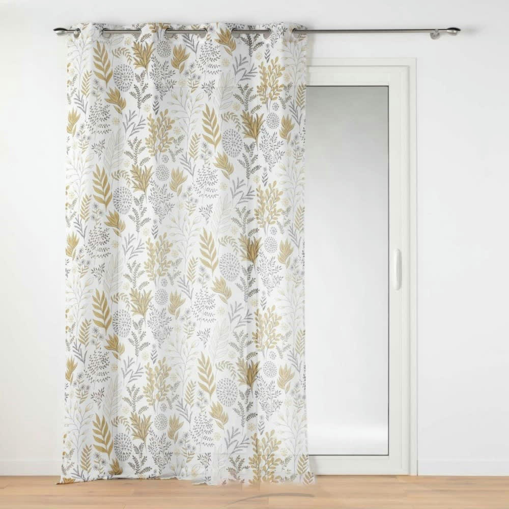 - Voilage  polyester Jaune 140 X 240