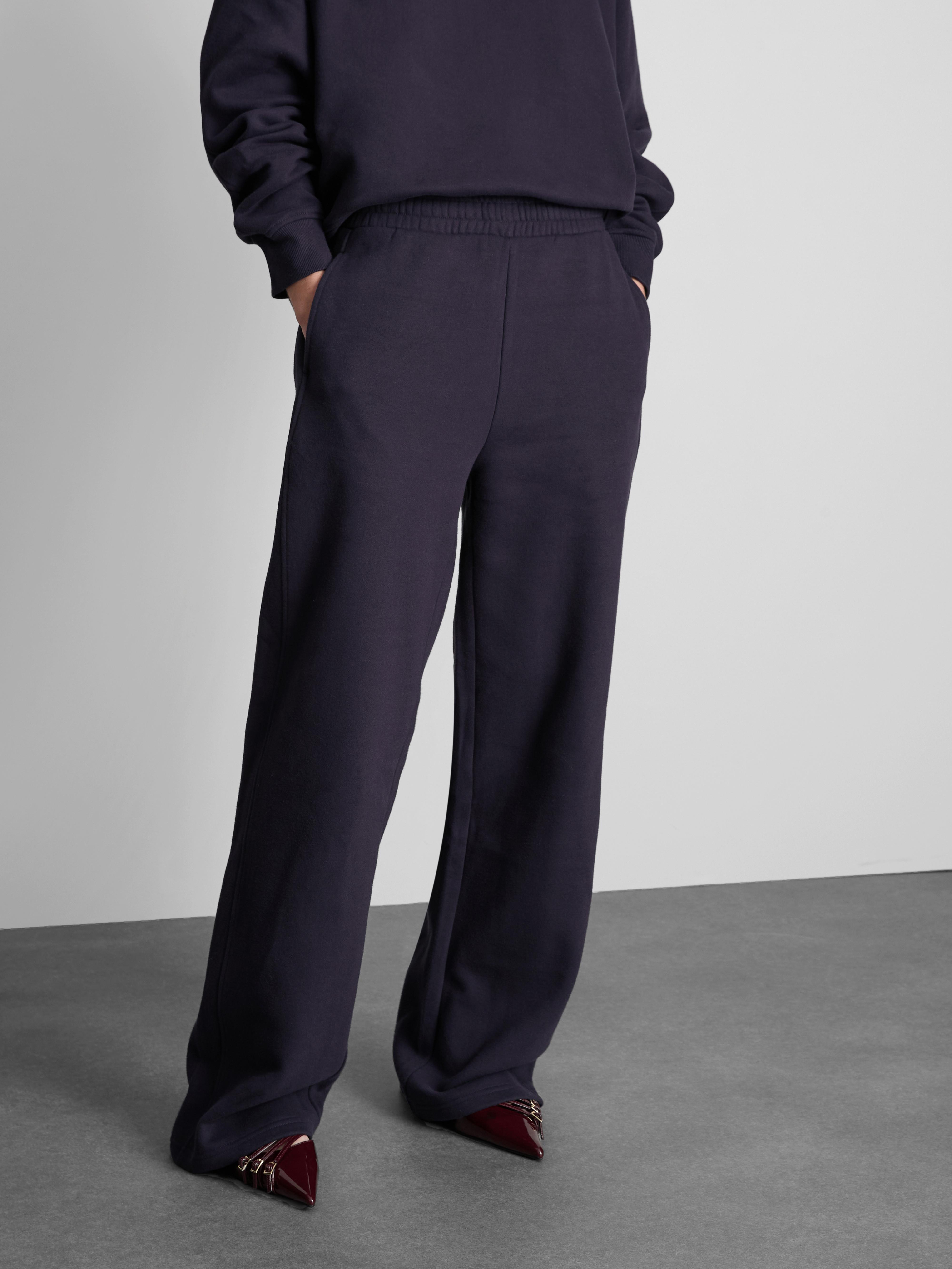 Cotton Rich Wide Leg Sweatpants