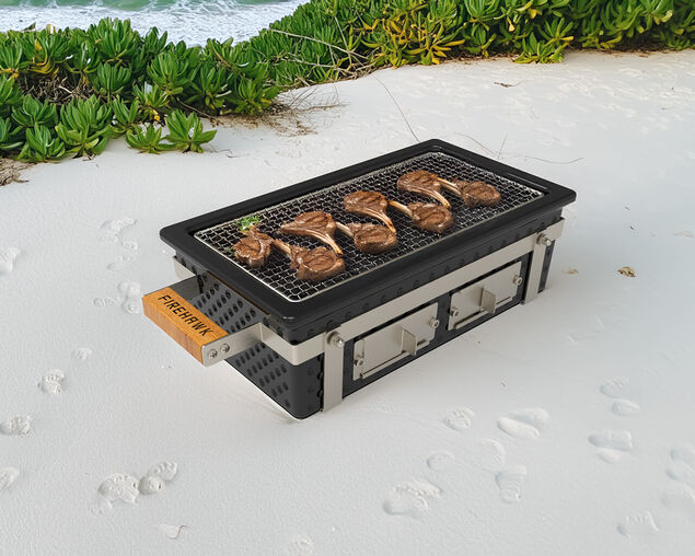 Firehawk Hibachi Tabletop Grill