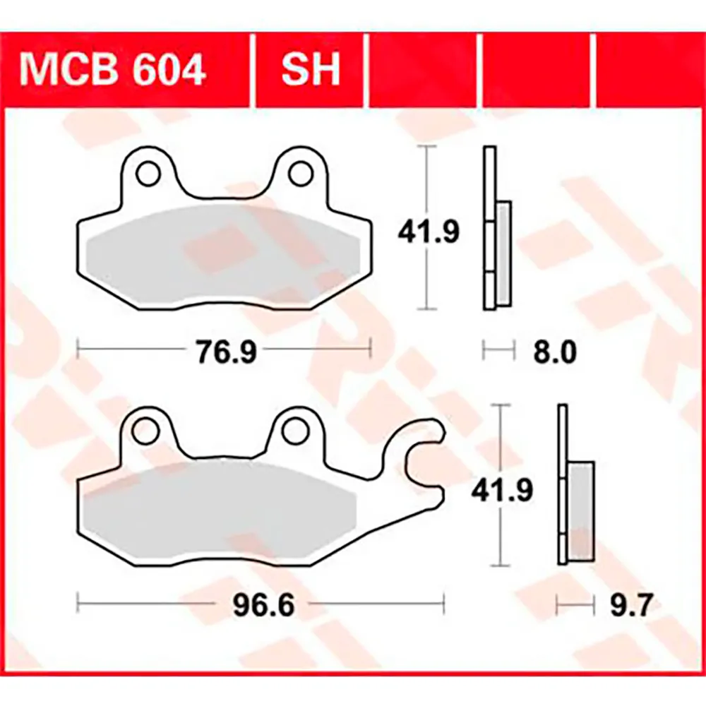 TRW MCB 604 sintered brake pads